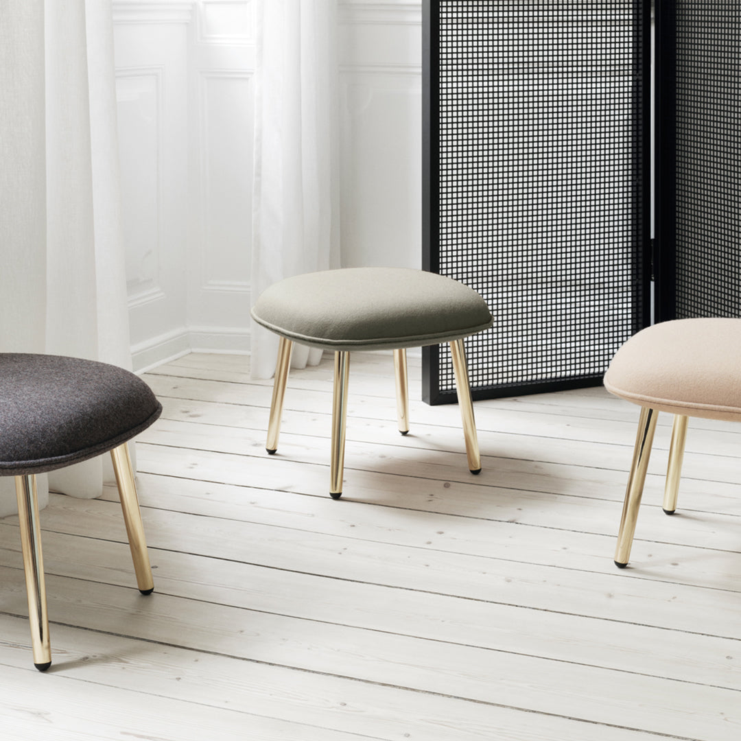 Hornemann Ace Footstool Ottoman by Normann Copenhagen - Modern Scandinavian Design for Living Room, Bedroom & Office