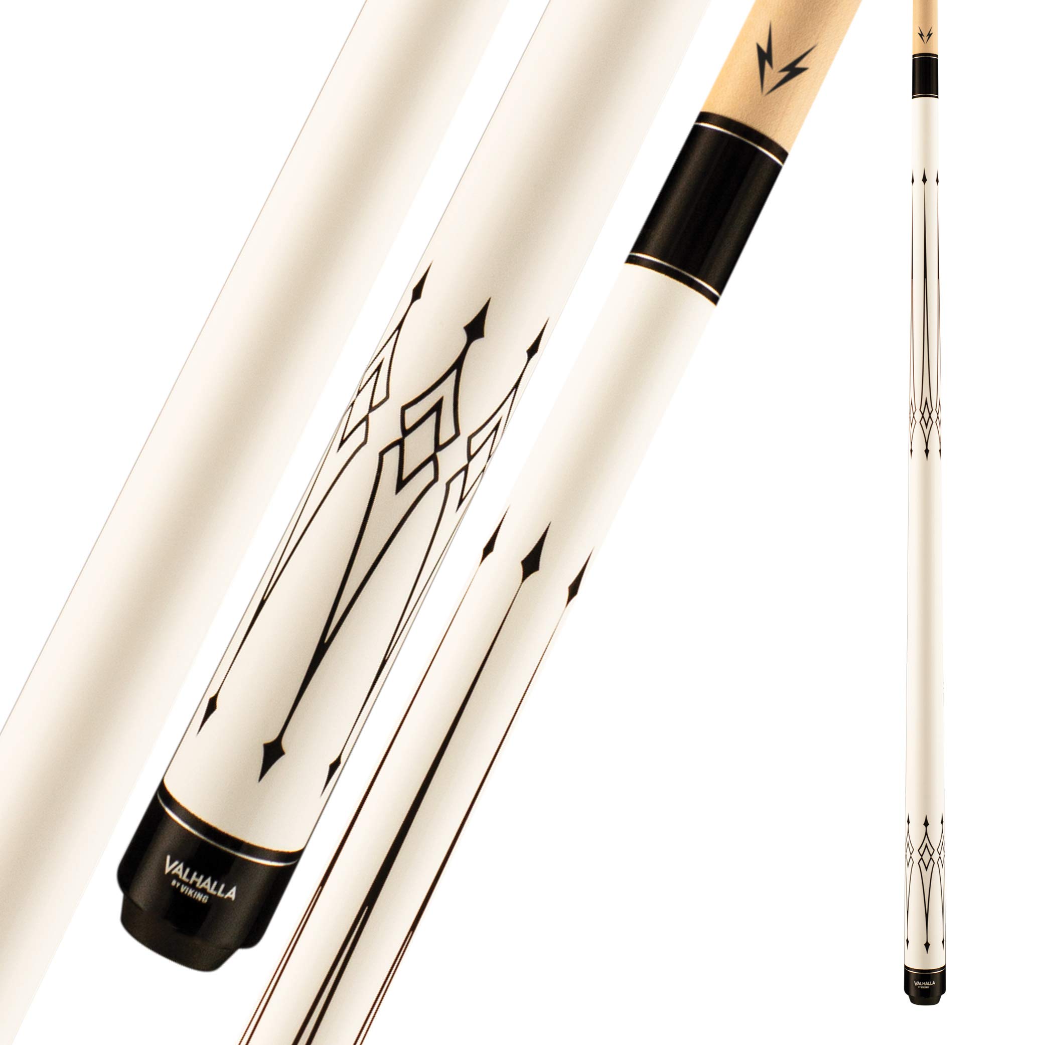 Viking Valhalla 100 Series No Wrap 2-Piece 58-Inch Pool Cue Stick - Professional Billiard Cue for Men & Women - Perfect for Home Bars, Game Rooms & Pool Halls