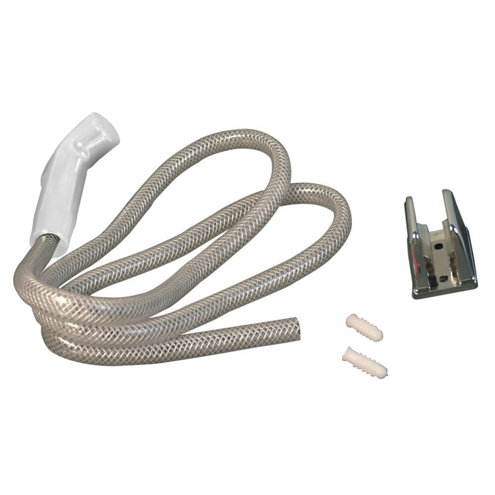 Dometic 385319055 Vacuum Breaker with Hand Spray for 500 Series Toilet - RV Marine Boat Camper Replacement Part for Sanitation System Maintenance