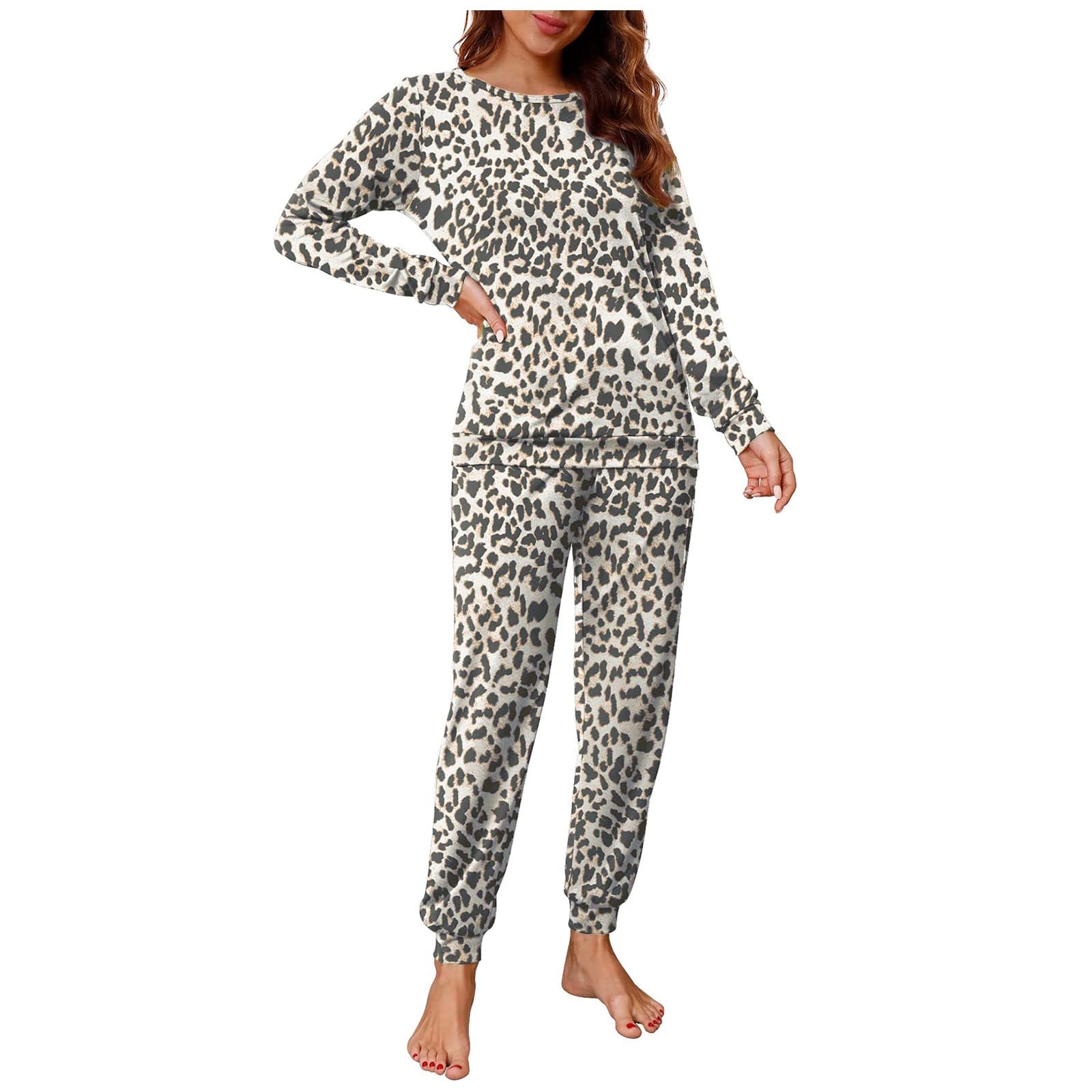 Petite Flannel Pajama Set for Women - Soft Long Sleeve Sleepwear for Cozy Nights