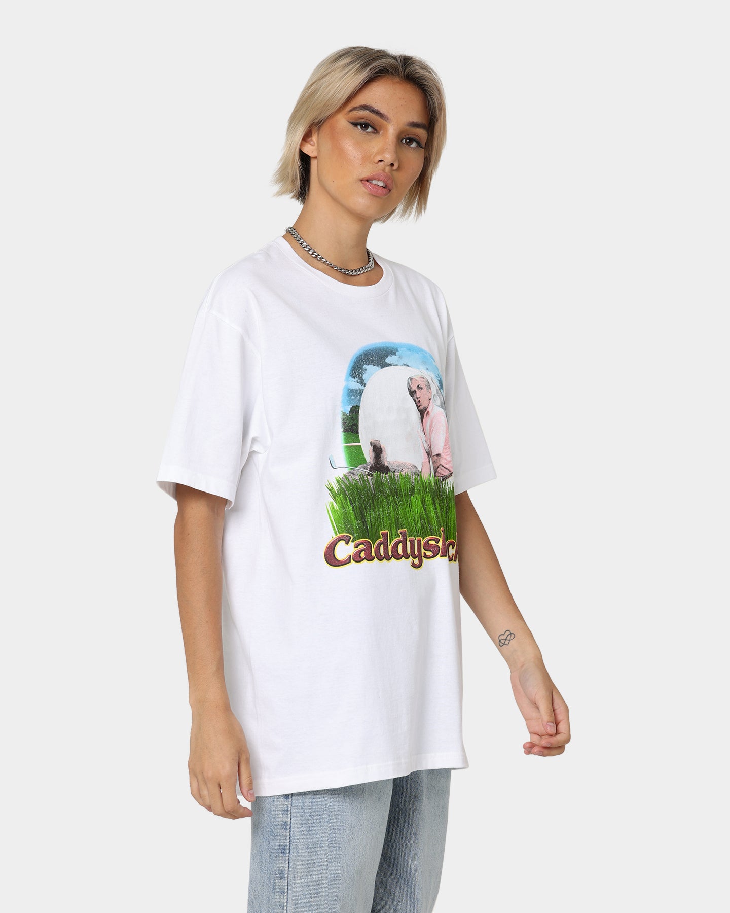 Vintage Caddyshack T-Shirt - Classic White Cotton Tee for Men & Women - Perfect for Golf Outings, Casual Wear & Movie Fans