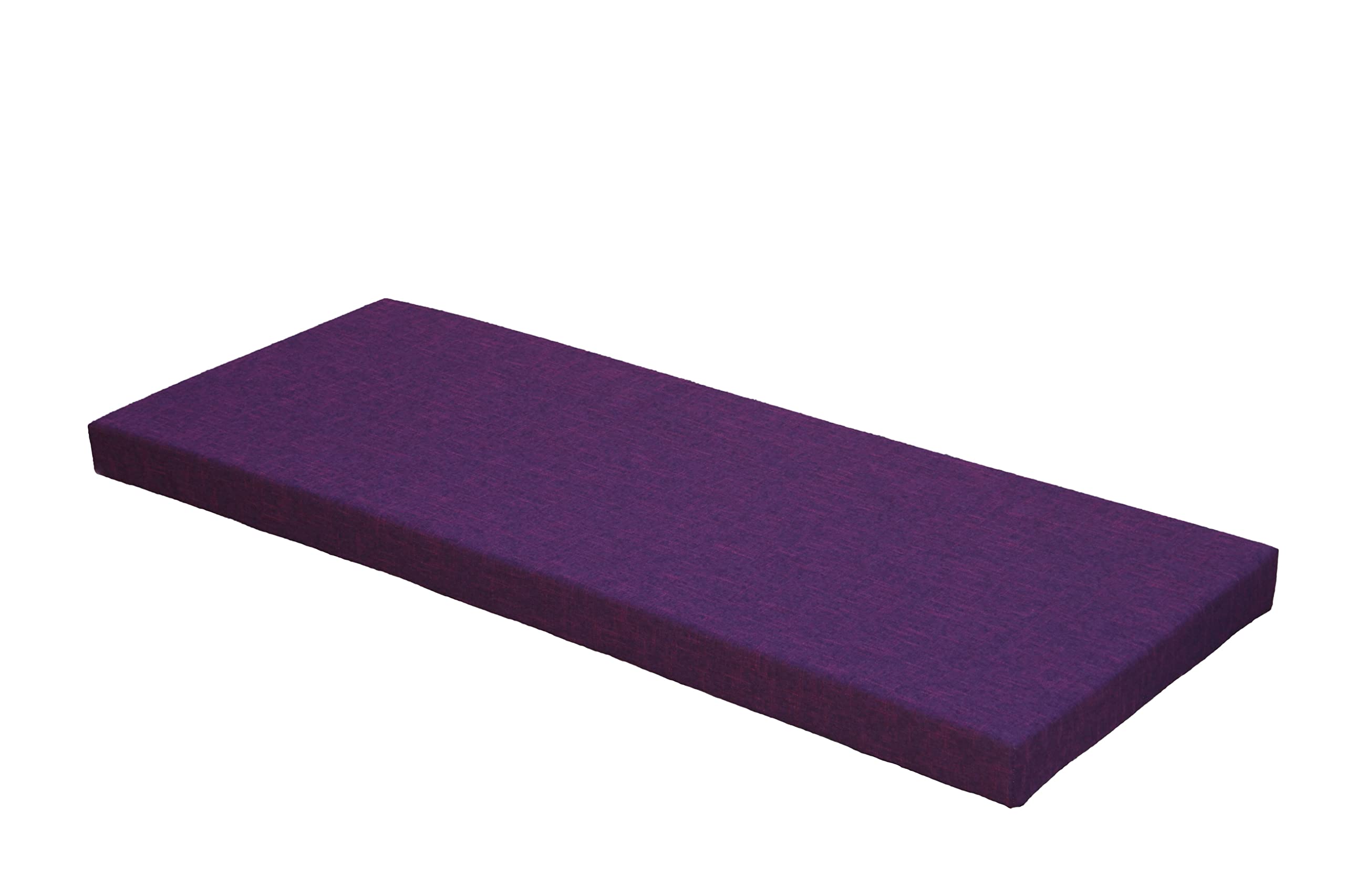 Premium Custom Bench Cushion - 72x24x2 Inch Soft Bay Window Seat Pad - Purple Chair & Sofa Cushion for Indoor/Outdoor Comfort - Perfect for Reading Nooks, Sunrooms & Cozy Home Decor