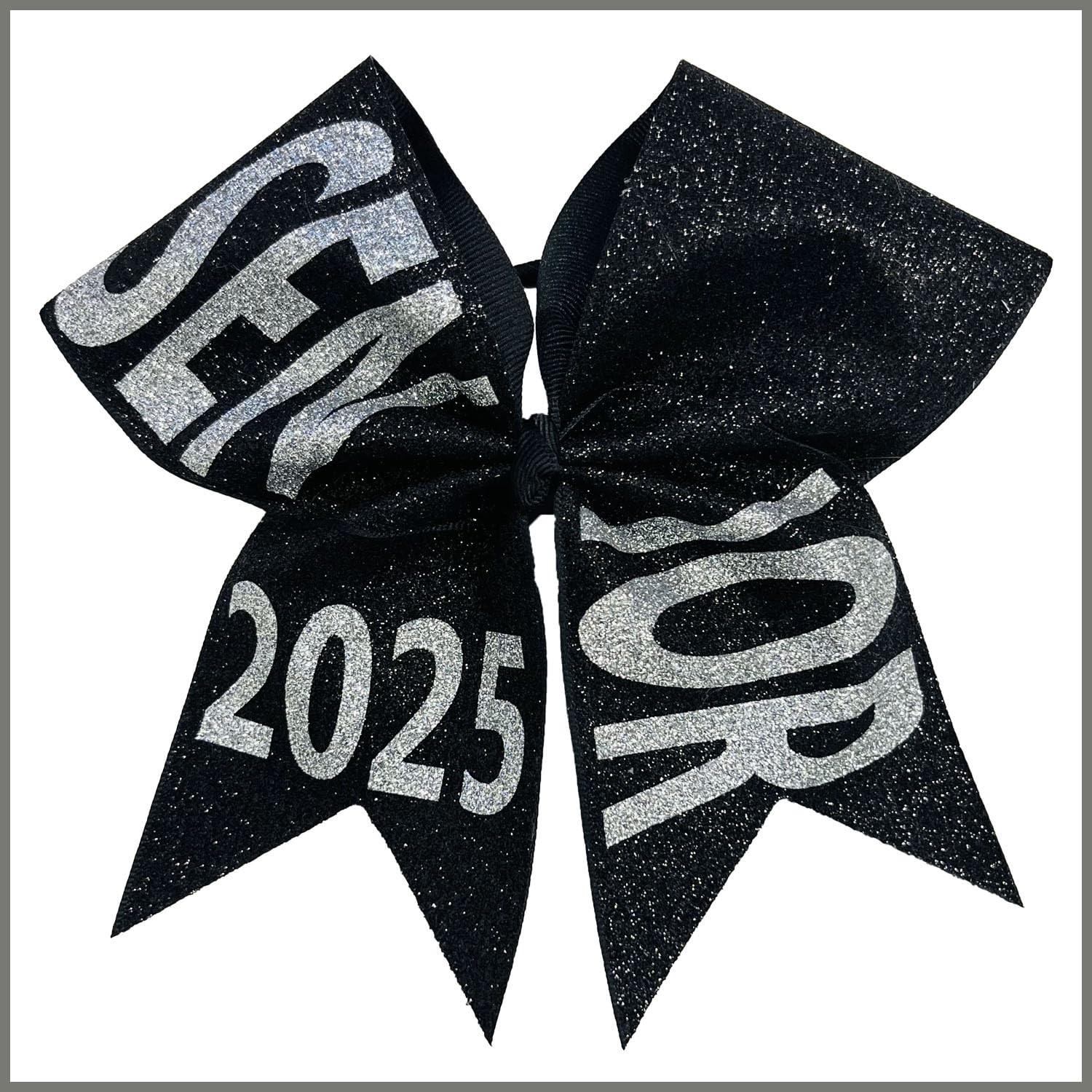 Class of 2025 Glitter Cheer Hair Bow - Sparkling Graduation Gift for High School Seniors | Perfect for Graduation Ceremony, Cap Decoration & Senior Photos