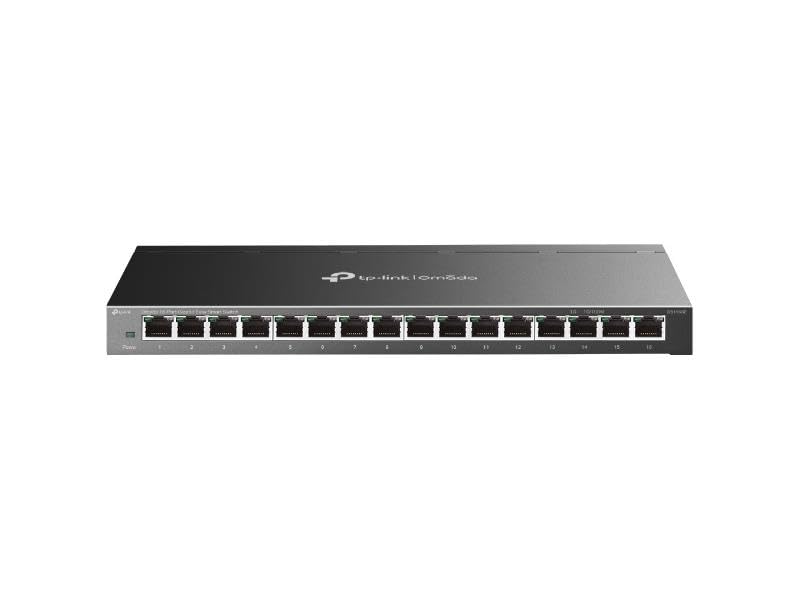 TP-Link Omada 16-Port Gigabit Easy Smart Switch (TL-SG116E) - Managed Network Switch for Home & Office, VLAN, QoS, Plug & Play - Ideal for Small Business & Smart Home Networking