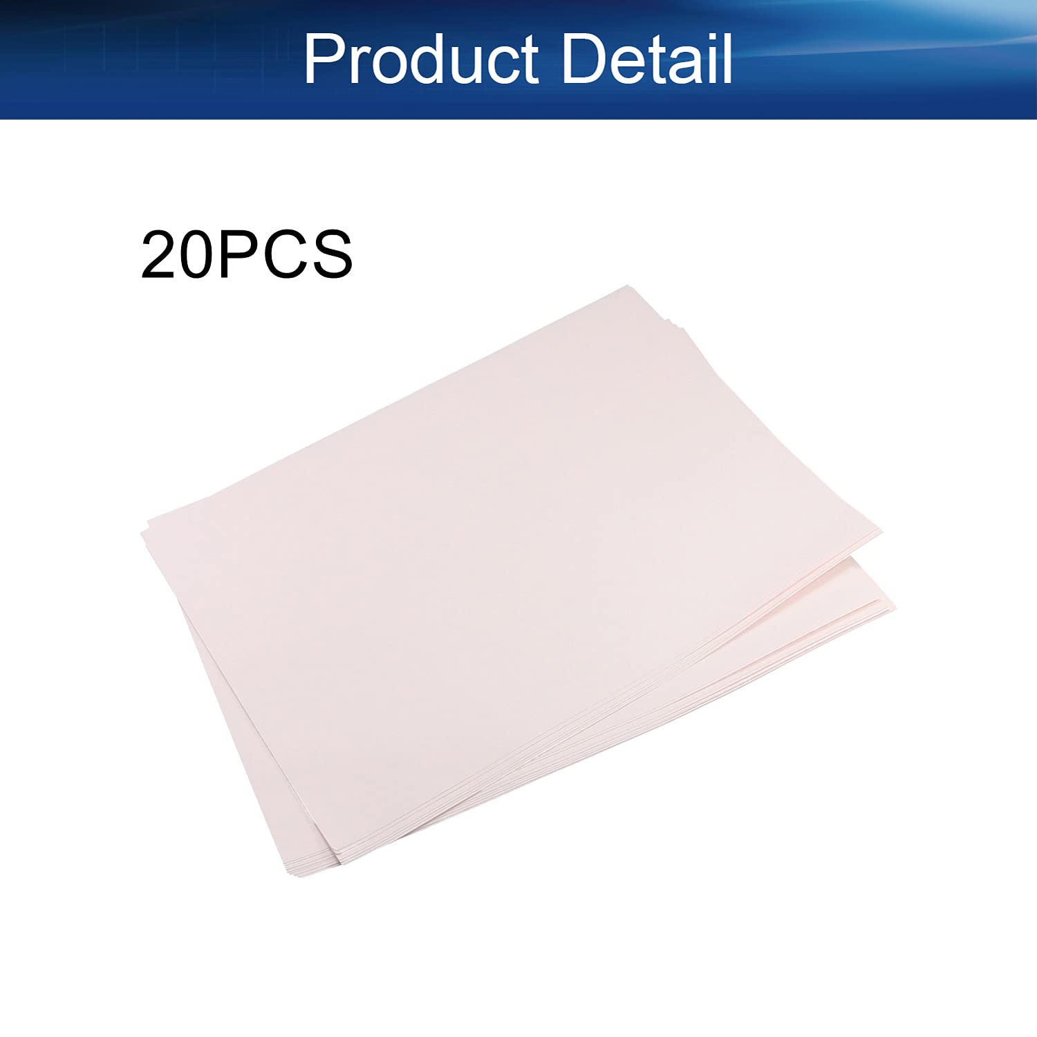 20 Sheets A4 Iron-On Heat Transfer Paper for T-Shirts & DIY Crafts - 11.7