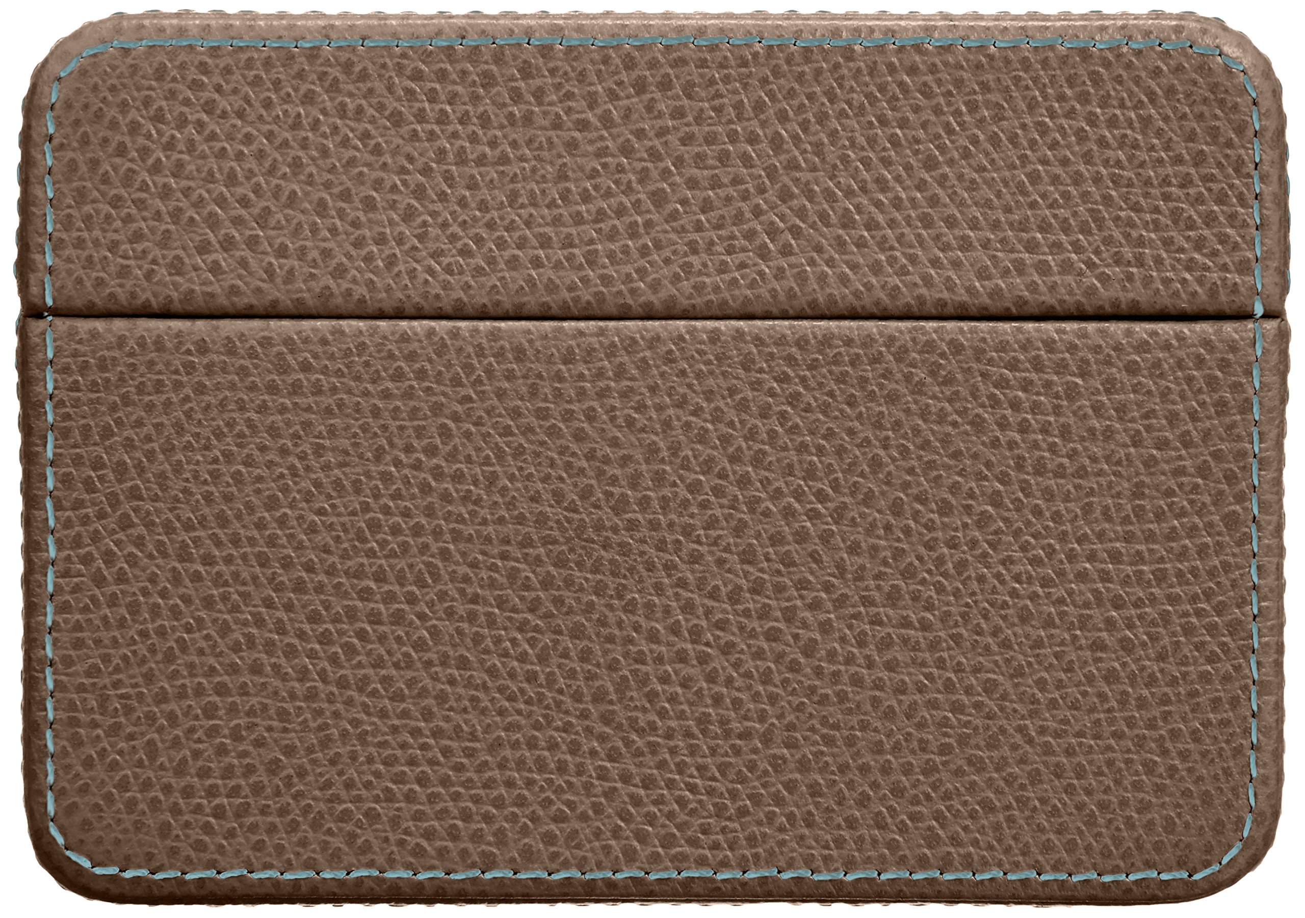 ITOYA Premium Leather Card Holder - Slim RFID Blocking Wallet for Men & Women - Perfect for Business, Travel & Everyday Use (Brown)