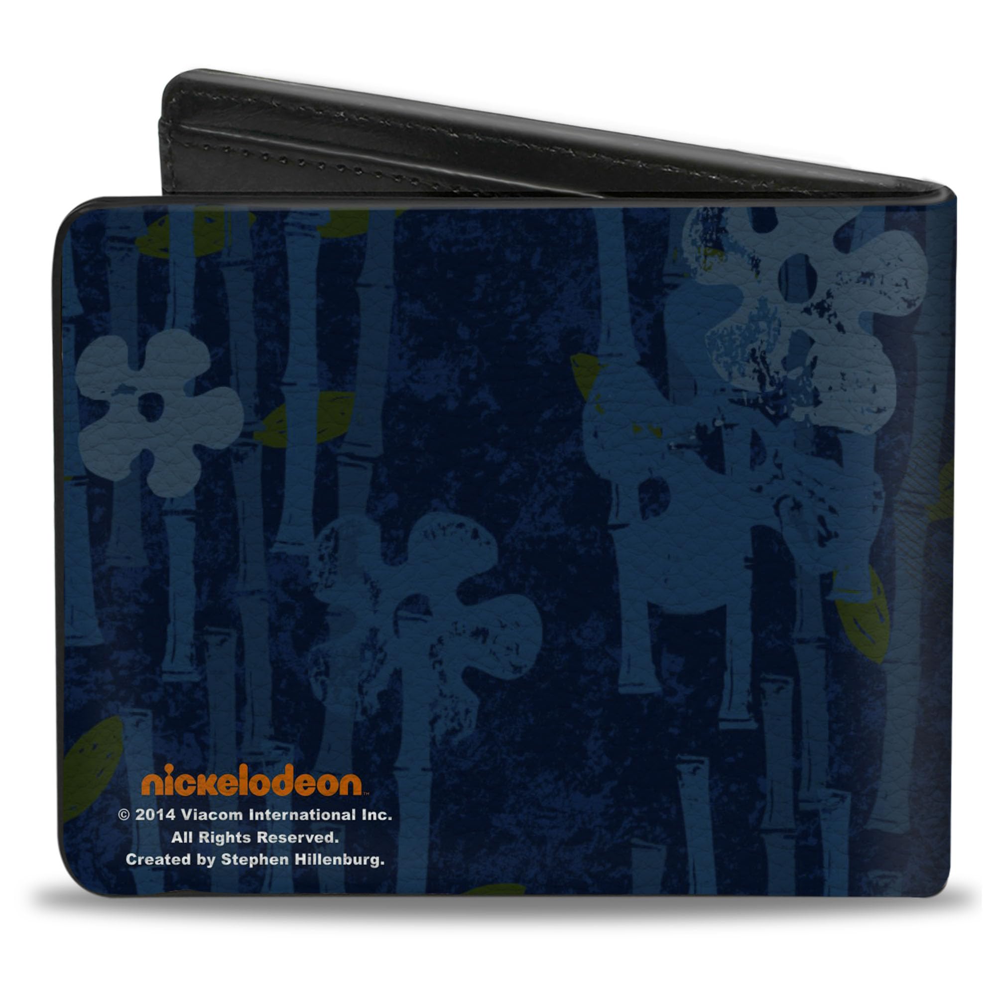 SpongeBob SquarePants Men's Bifold Wallet - Pu Leather Spongebob Nice Buns Design, Multicolor (4.0