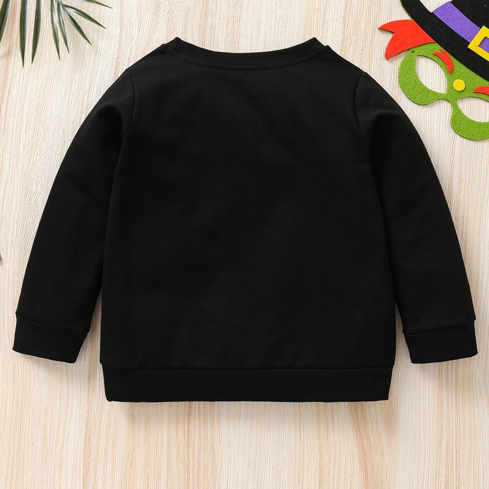 WUANDIXFA Toddler Baby Girls Halloween Sweatshirt - Cute Knit Pullover Winter Sweater with Embroidery | Warm Fleece Top for Infants & Toddlers | Perfect for Halloween, Christmas & Winter Outfits