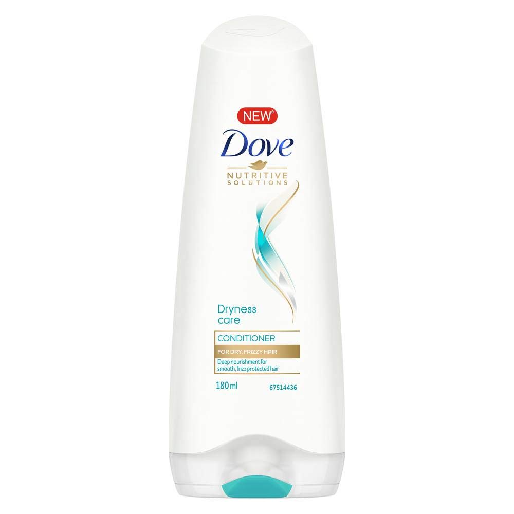 Dove Hair Fall Rescue Conditioner & Dryness Care Conditioner, 180ml - Reduce Hair Loss & Hydrate Dry Hair for Healthy, Strong Locks - Perfect for Daily Hair Care Routine & Damaged Hair Treatment