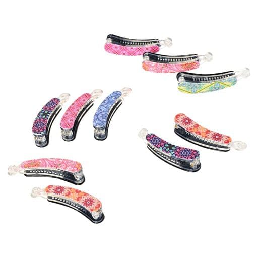 INHEAVEN 3-Piece Banana Hair Clips Set - Non-Slip Acrylic Hair Clamps for Women, Trendy Hair Accessories for Ponytails, Braids & Updos (2 Pack)
