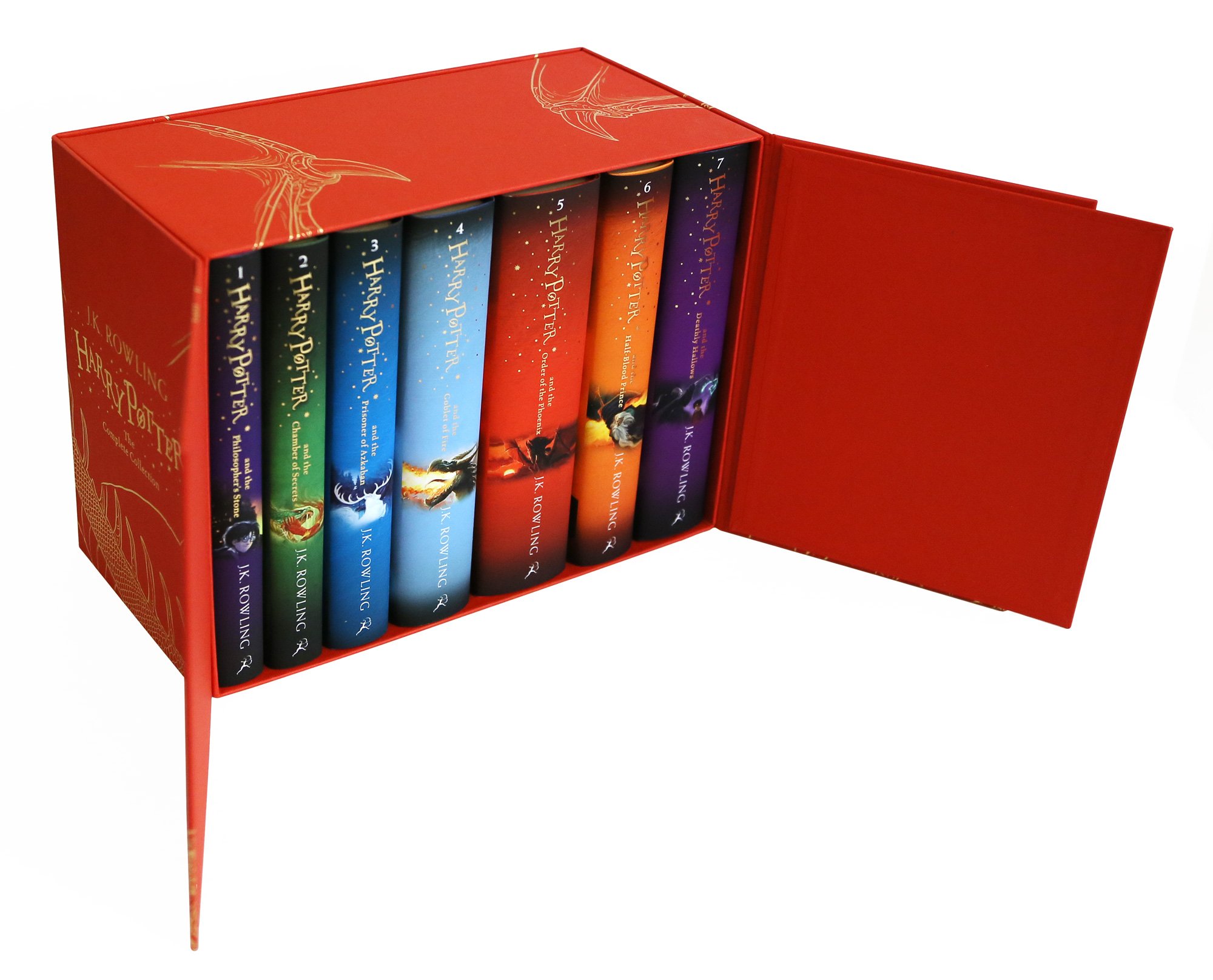 Harry Potter Complete Book Set - All 7 Hardcover Novels by J.K. Rowling | Fantasy Book Series for Teens & Adults, Perfect for Gifts, Reading & Collecting