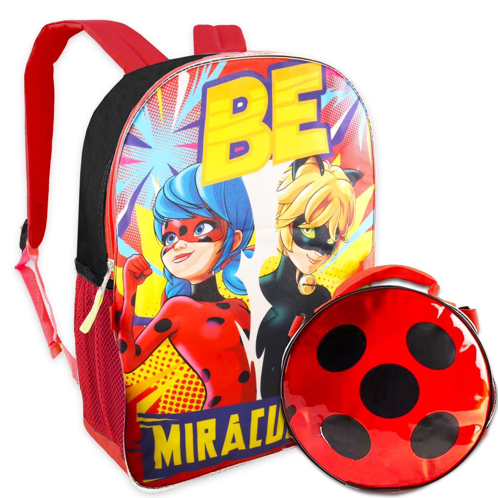 Miraculous Ladybug Backpack and Lunch Box Set for School - 16