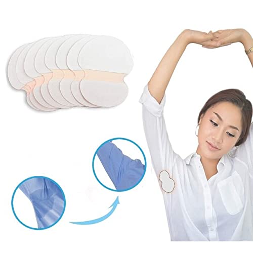 TEKZIE Disposable Underarm Sweat Pads for Women & Men - 10 Count, Anti-Sweat Stickers for Excessive Armpit Sweat Protection - Perfect for Work, Gym & Everyday Comfort