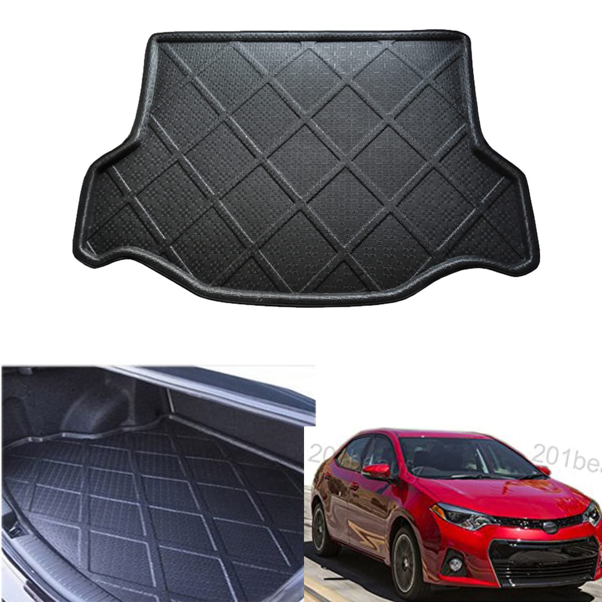 Toyota Corolla Trunk Liner Mat (2009-2013) - Waterproof Cargo Tray for Car Protection