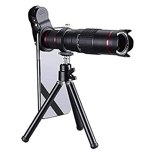 22X HD Telephoto Lens with Adjustable Phone Tripod - Compatible with 99% Smartphones & Tablets - Perfect for Wildlife Photography, Travel, and Long-Distance Shooting