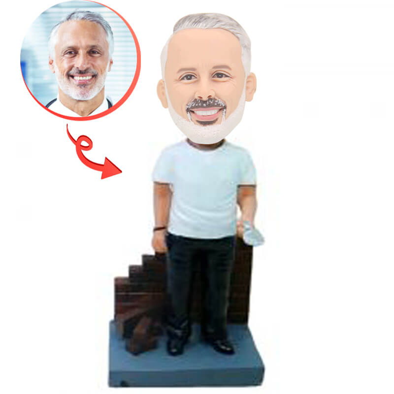 Custom Construction Worker Bobblehead - Personalized Figurine for Gifts, Office Decor & Collectibles | Perfect for Birthday, Retirement & Appreciation Gifts