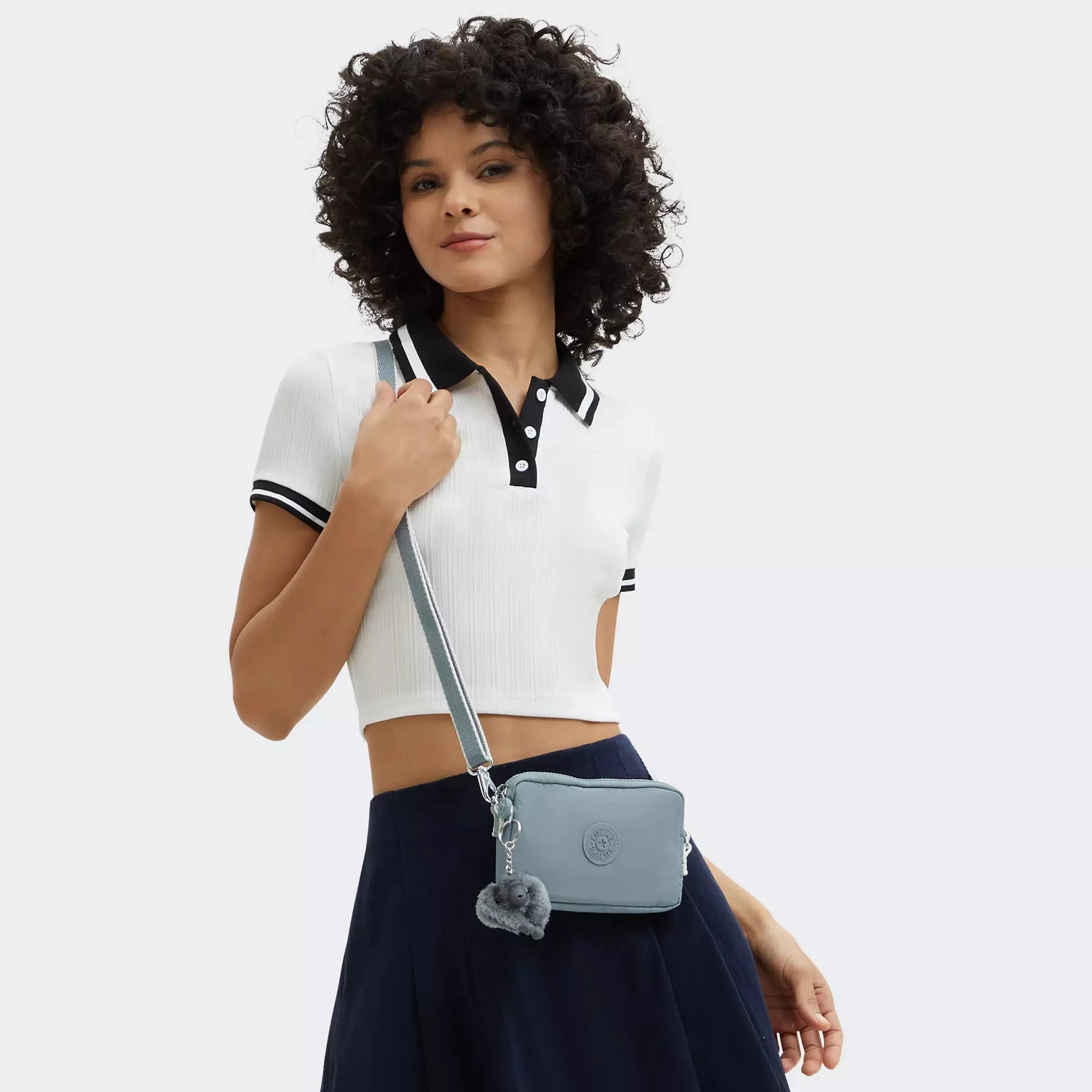 Kipling Limmo Crossbody Bag - Lightweight & Stylish Shoulder Purse for Women, Relaxed Grey - Perfect for Travel, Work & Everyday Use