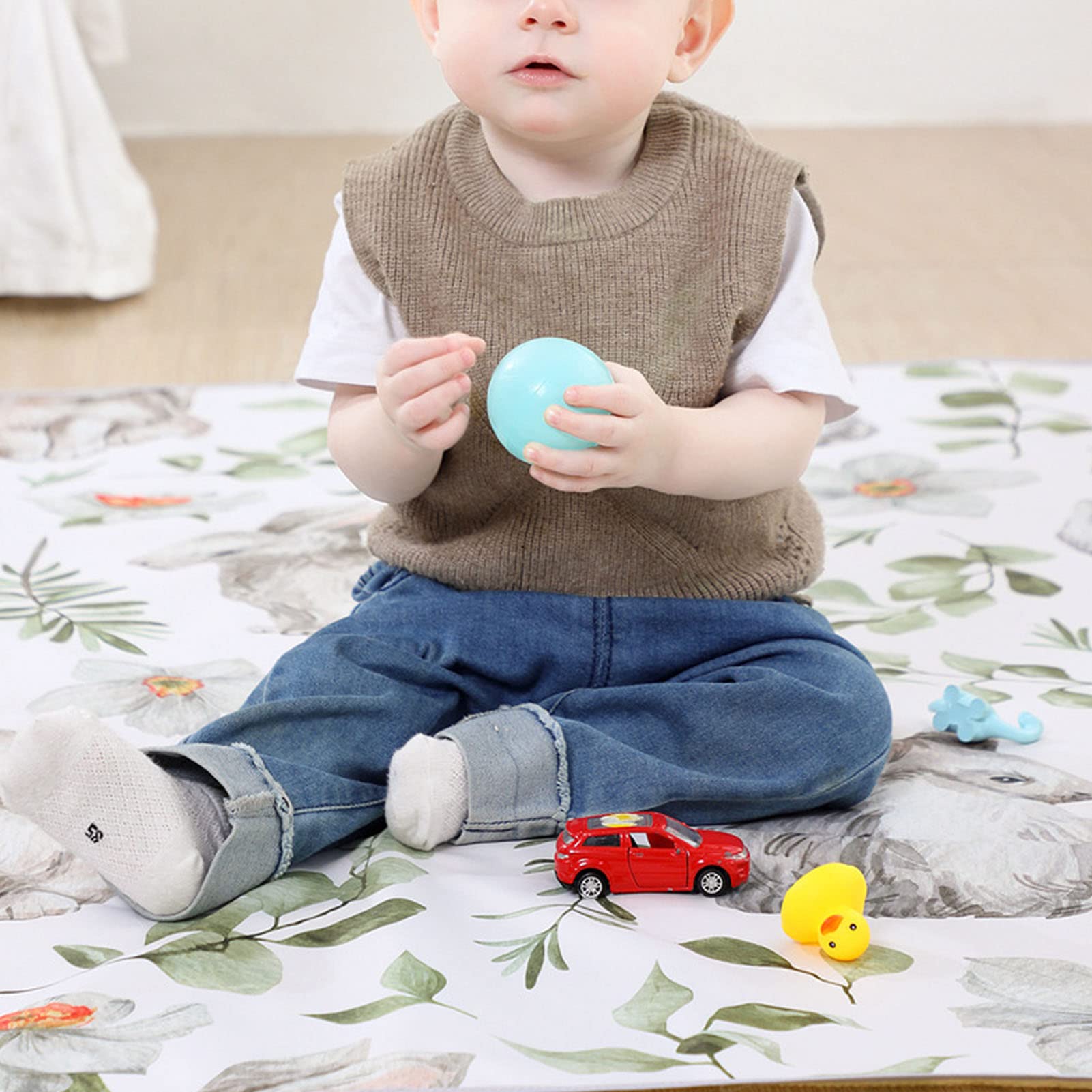 **Waterproof Nylon Splat Mat - Non-Slip Baby Crawling Mat, Foldable Play Mat for Infants, Toddler Game Mat, Hiking & Picnic Blanket - Ideal for Indoor Play, Outdoor Activities & Travel**