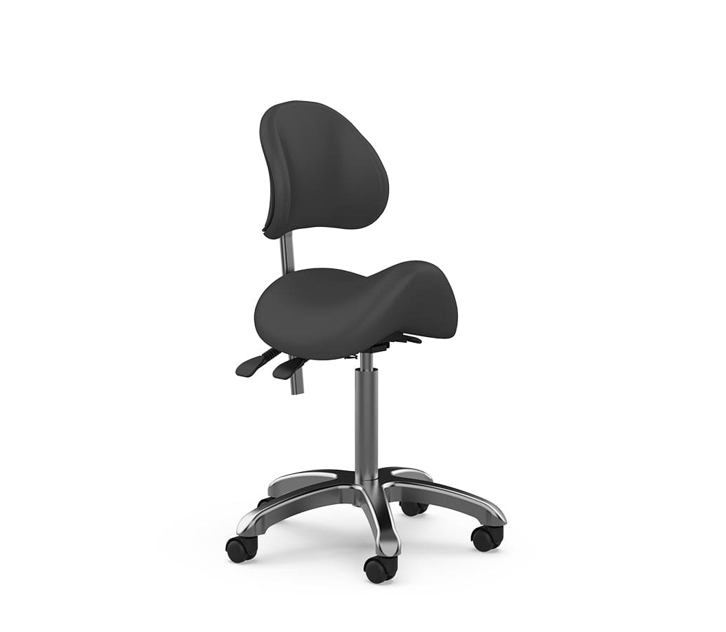 Professional Adjustable Beautician & Salon Stool (1025A) - Perfect for Hair Styling, Nail Art, and Makeup Application