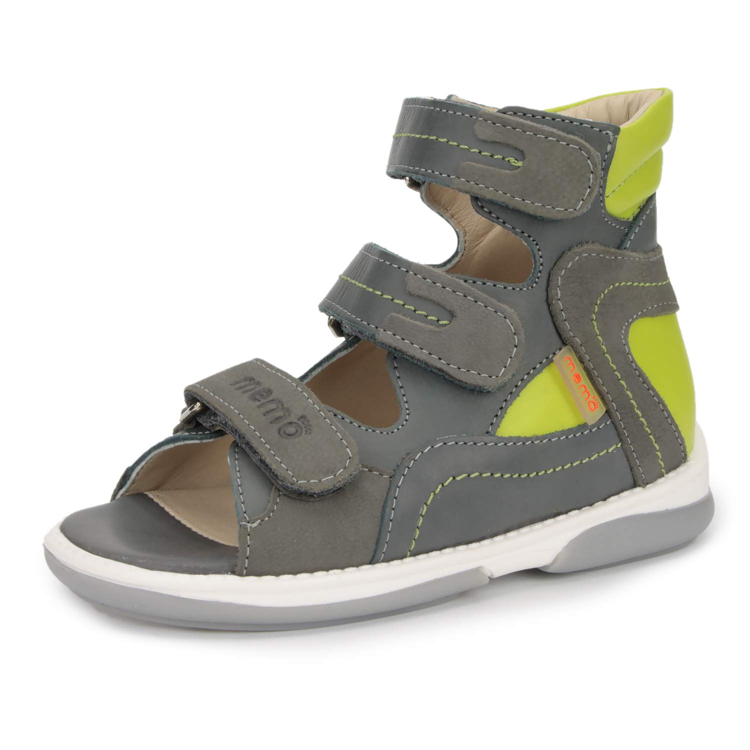 Michael Corrective Orthopedic High-Top AFO Leather Sandals for Adults - Adjustable Ankle Support & Comfortable Walking Shoes for Foot Drop, Plantar Fasciitis & Post-Surgery Recovery - Ideal for Daily Wear & Mobility Assistance