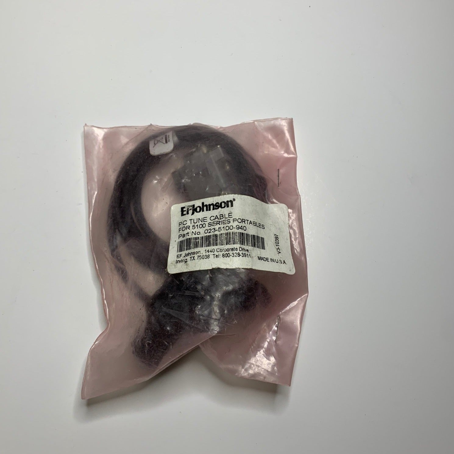 EF Johnson 023 5100 940 PC Tune Cable - Replacement Programming Cable for Two-Way Radios | Perfect for Radio Programming, Firmware Updates & Device Maintenance