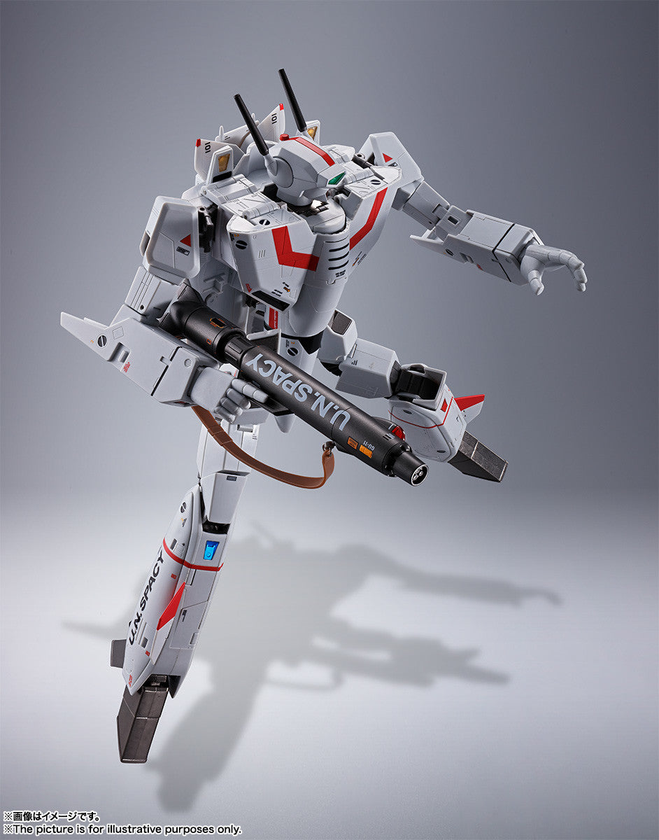 Bandai DX Chogokin Macross Robotech VF-1J Hikaru Ichijo 1/60 Scale Die-Cast Action Figure - Collectible Anime Robot Toy for Display & Play