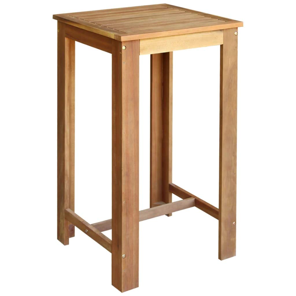 Acacia Wood Bar Table 23.6