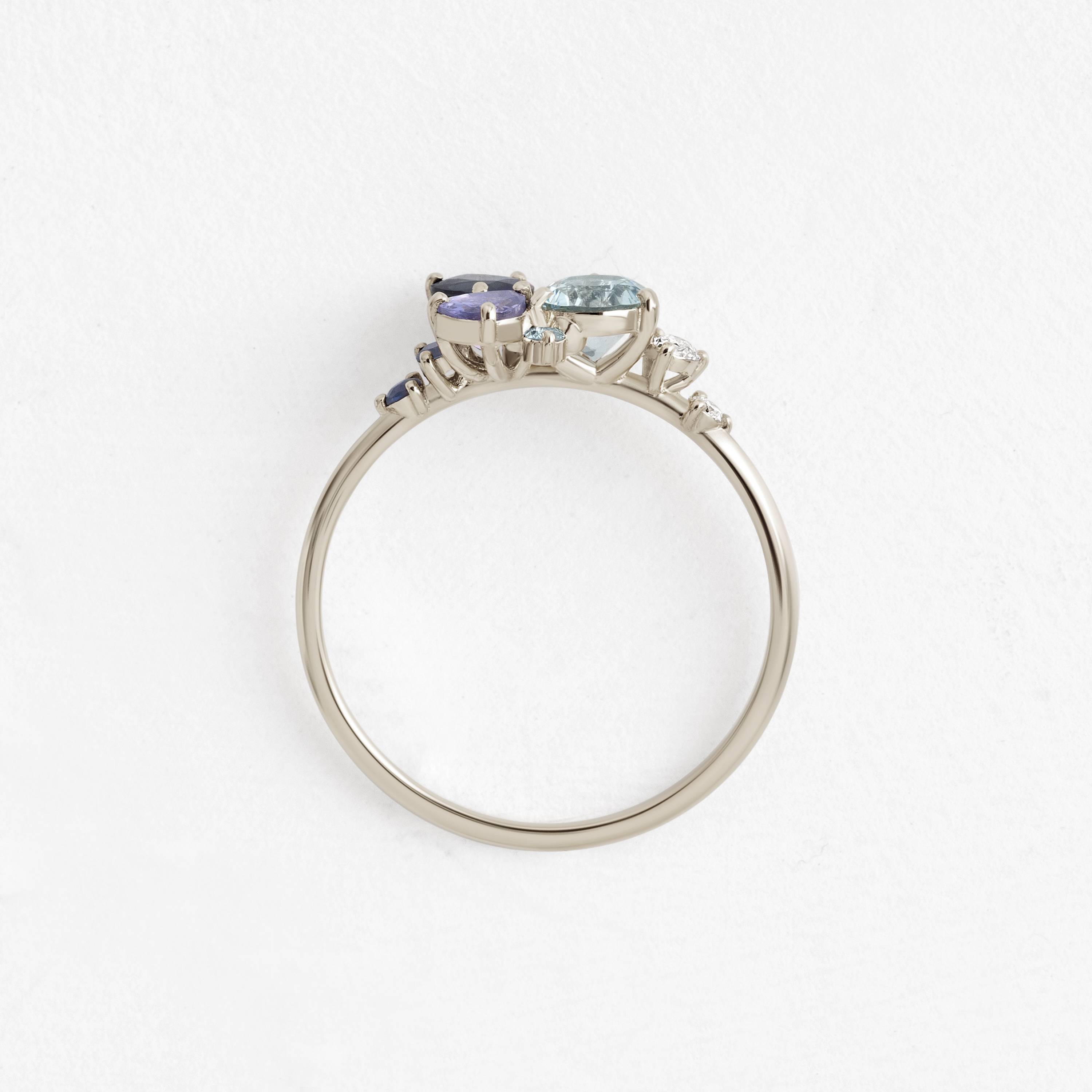 Custom Clear Water Ring - Adjustable Size for Perfect Fit | Elegant Jewelry for Weddings, Parties & Everyday Wear