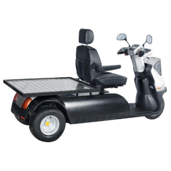 AFIKIM Afiscooter M 3-Wheel Heavy Duty Mobility Scooter for Adults - Bariatric Electric Scooter with 500 lbs Weight Capacity - Ideal for Indoor & Outdoor Use, Shopping Malls, Parks and Travel