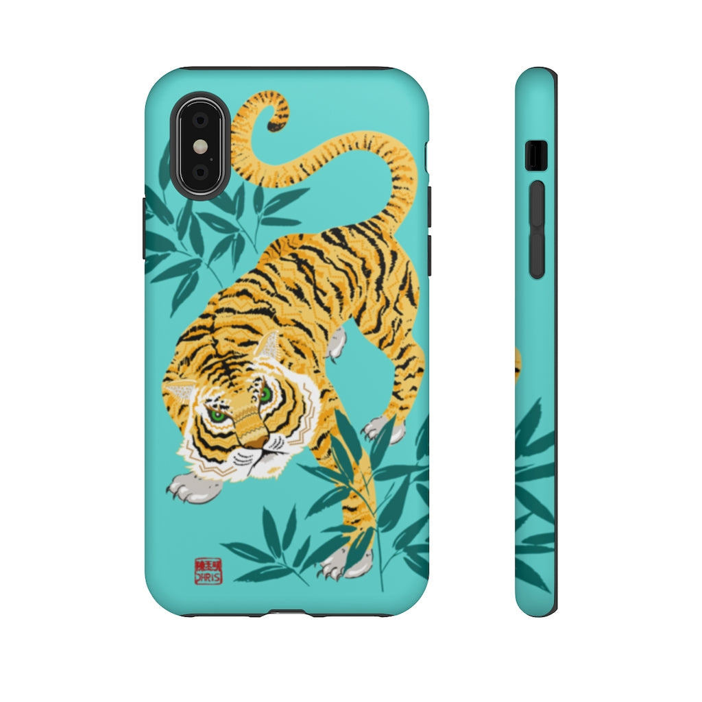 Lucky Tiger Chinese Zodiac Phone Case - Durable & Stylish Cover for iPhone & Samsung - Perfect for New Year Gifts & Daily Protection