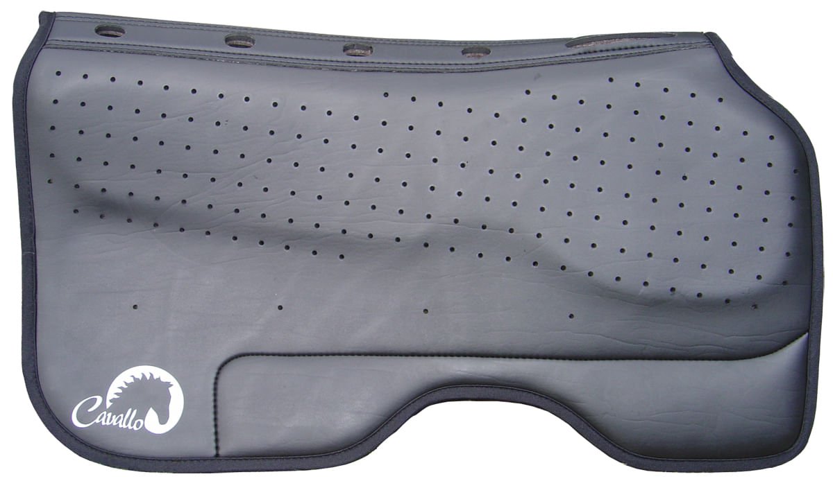Premium Cavallo Western Built Up Saddle Pad for Horses - Comfort & Support for Trail Riding, Rodeo & Ranch Work