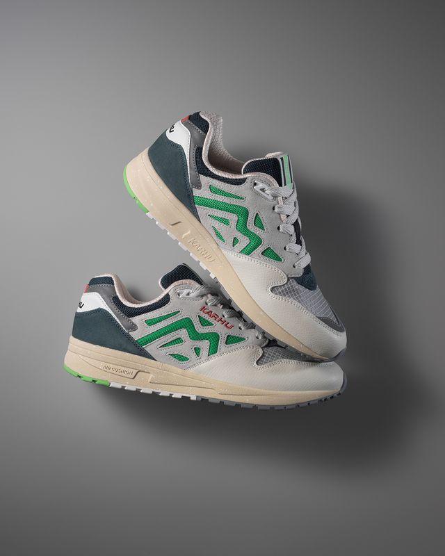 LEGACY 96 Sneakers - Lily White & Island Green Colorway | Stylish Casual Shoes for Men & Women | Perfect for Running, Walking & Everyday Wear