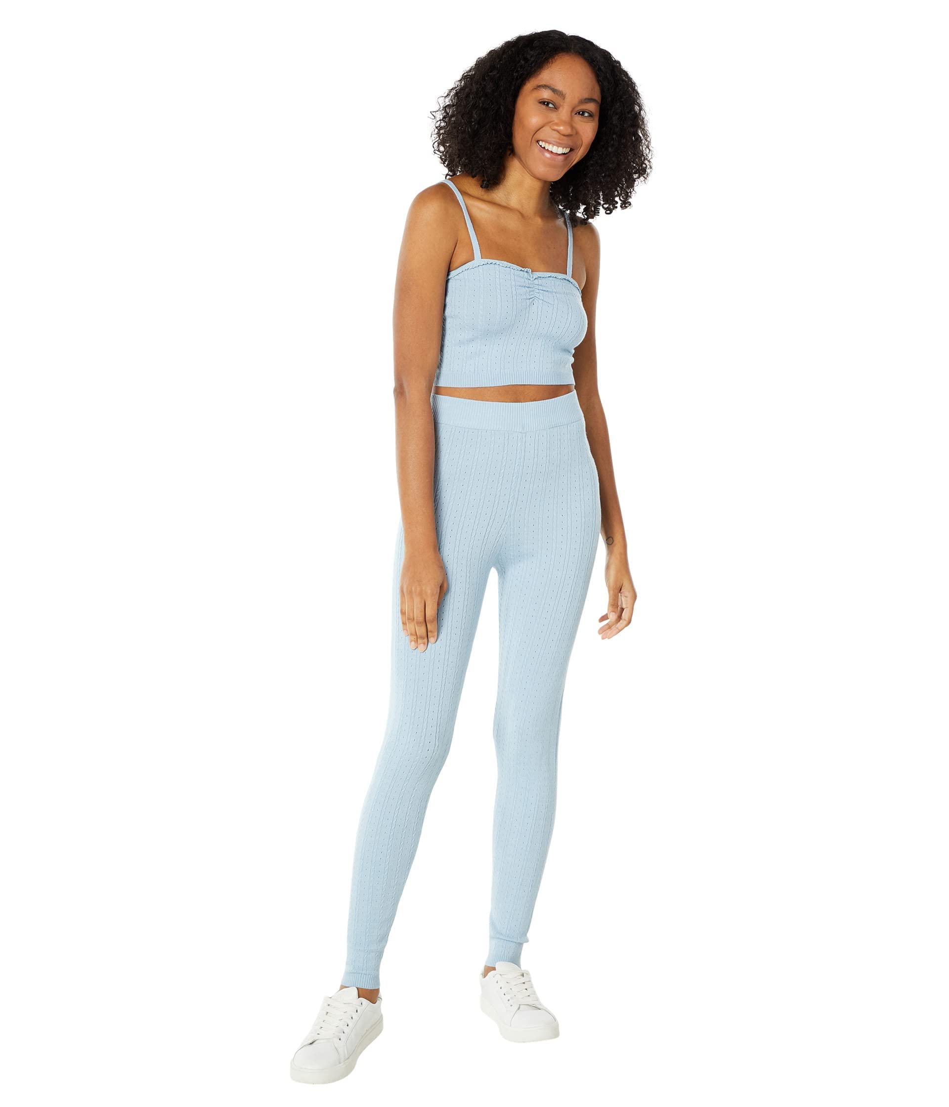 Free People Morning Light Set - Women's Loungewear Pajama Set, Soft Cotton Sleepwear for Comfort & Style | Perfect for Relaxing at Home, Sleepovers & Cozy Nights