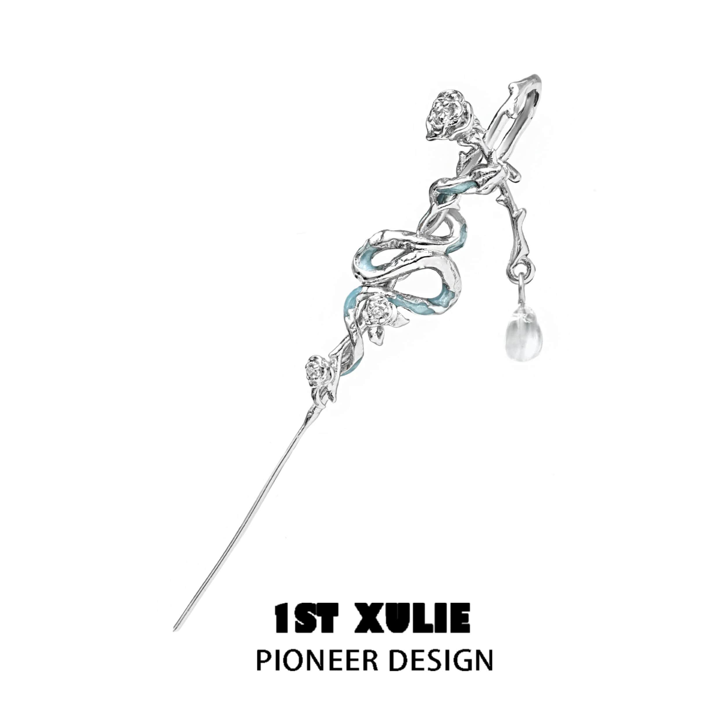 Frozen Serpent Girl Needle Piercing Earring™ - Gothic Punk Jewelry for Women - Perfect for Halloween, Cosplay & Alternative Fashion