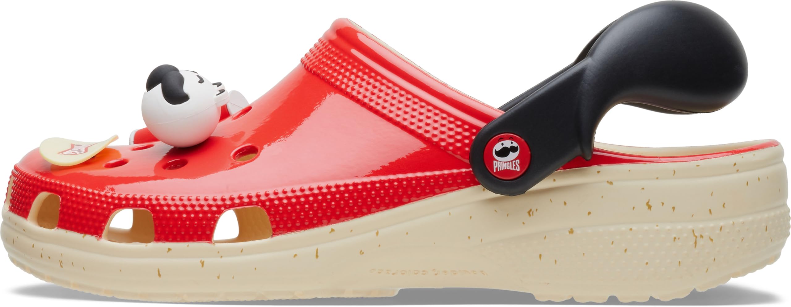 Crocs Unisex-Adult Pringles X Classic Clog | Comfortable Slip-On Shoes for Men & Women | Perfect for Beach, Pool, Garden & Casual Wear