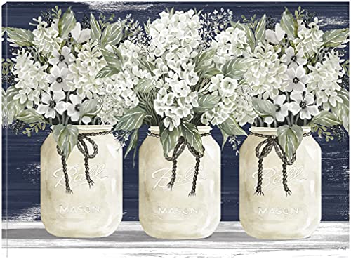 White Floral Trio