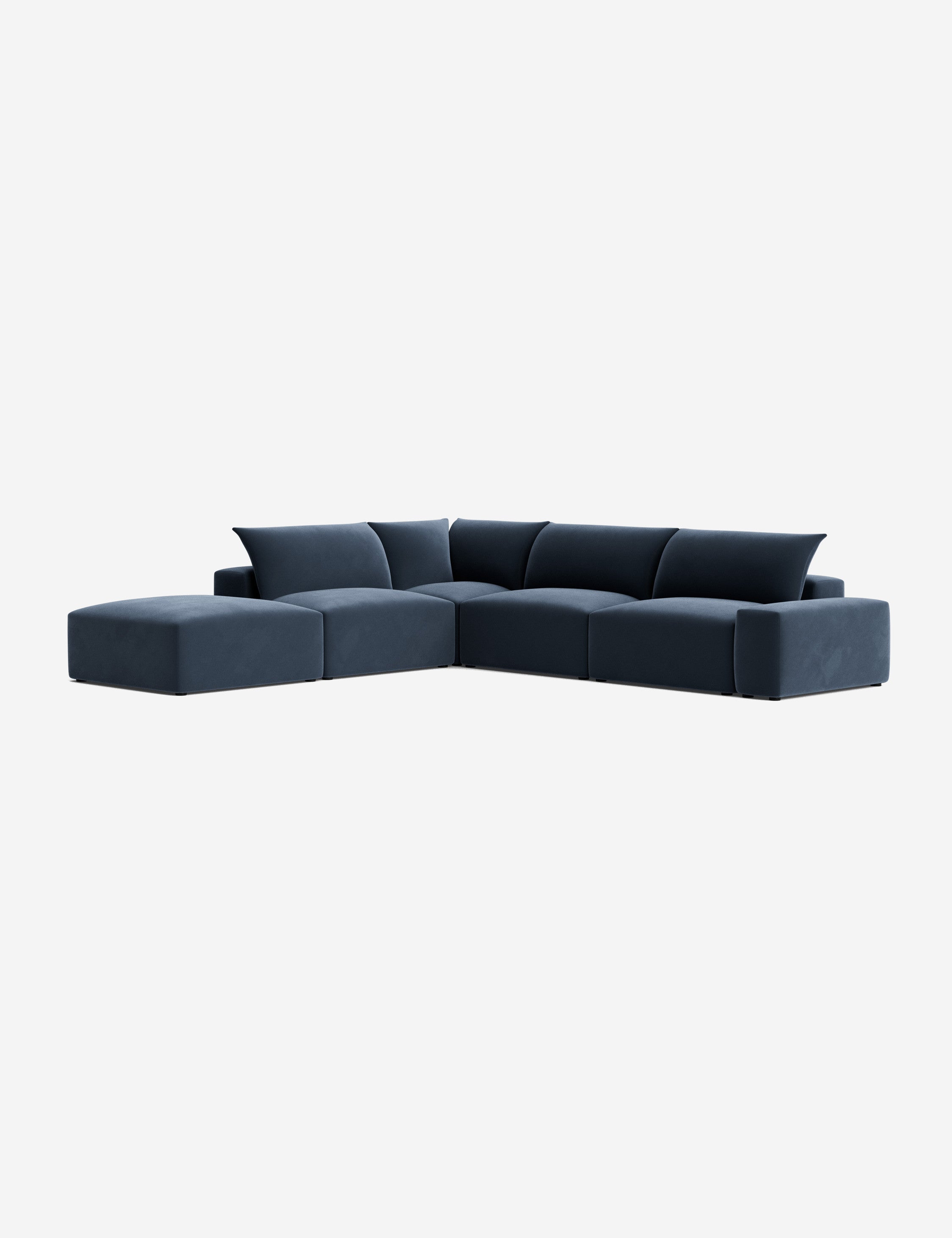 Blue Modern Velvet