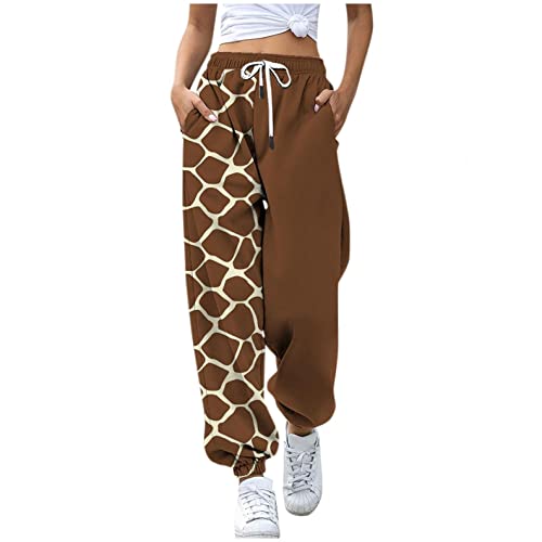 **Women's High Waisted Casual Pants - Loose Fit Sweatpants for Workout, Jogging & Lounge | Comfortable Baggy Activewear for Yoga, Running & Everyday Wear**