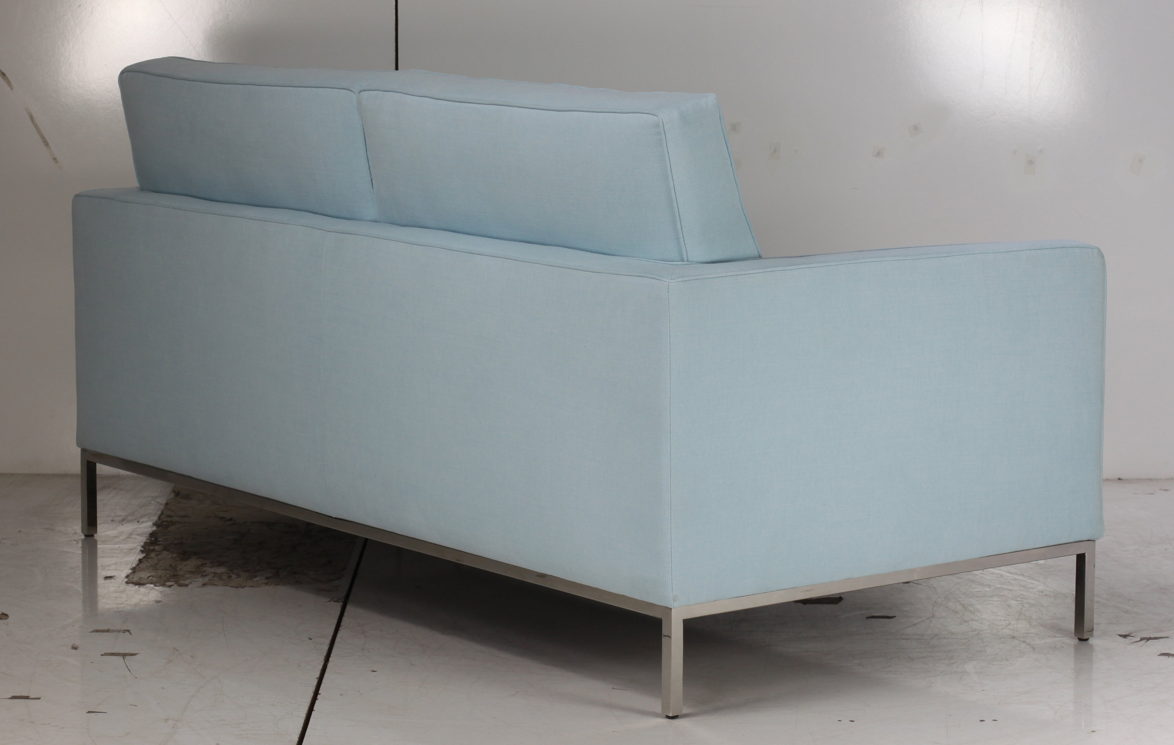 Florence Knoll Two-Seat Sofa - Modern Loveseat for Living Room, Office & Lounge - Mid-Century Design with Premium Upholstery