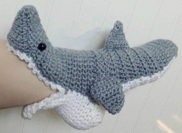 Soft Plush Shark Socks for Women & Men - Comfortable Fuzzy Animal Socks for Lounge, Sleep, and Gifts - Fun Novelty Socks for Shark Lovers
