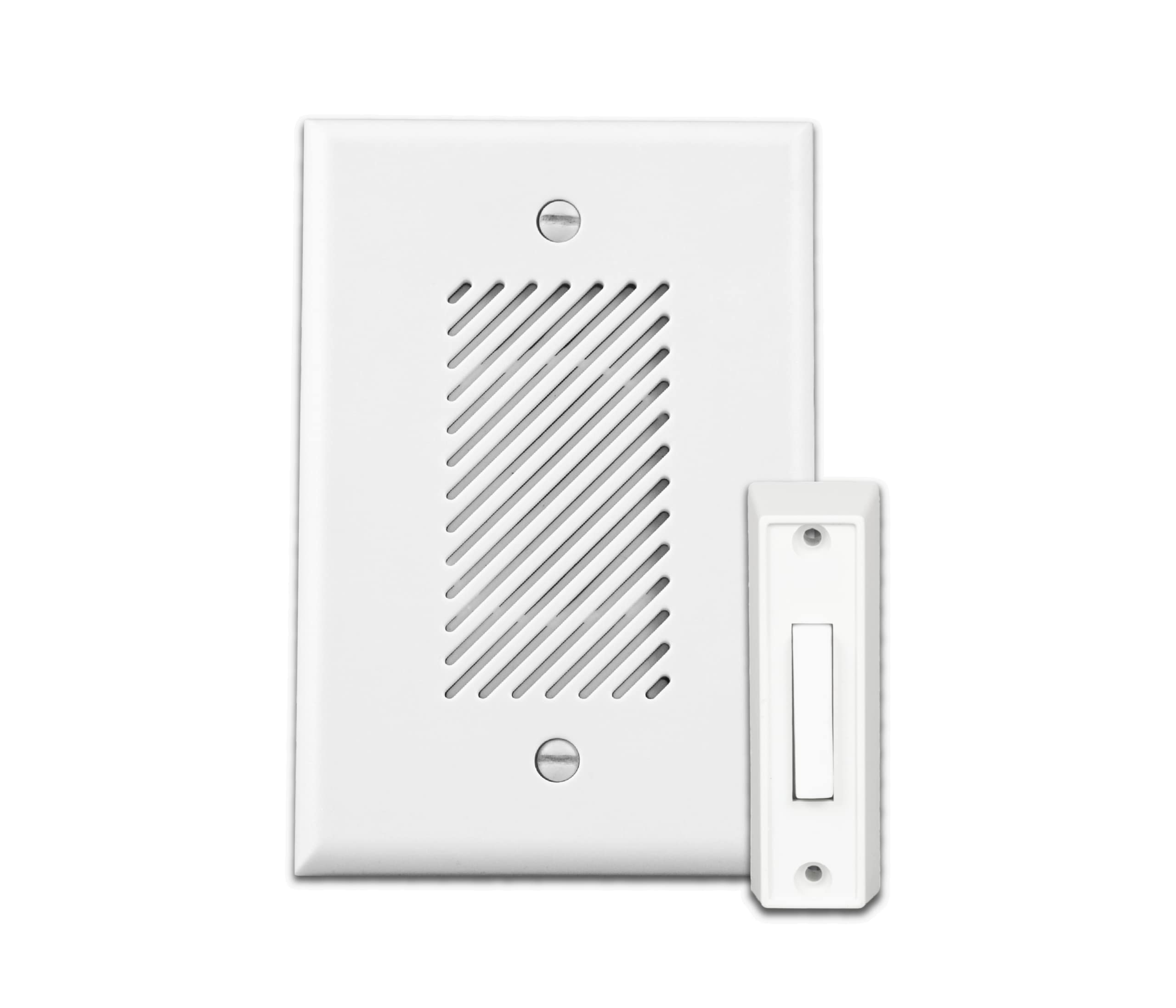 NICOR EDC1120WH1 Wireless Electronic Door Chime Kit - White | Easy Installation, Adjustable Volume | Perfect for Homes, Offices & Apartments