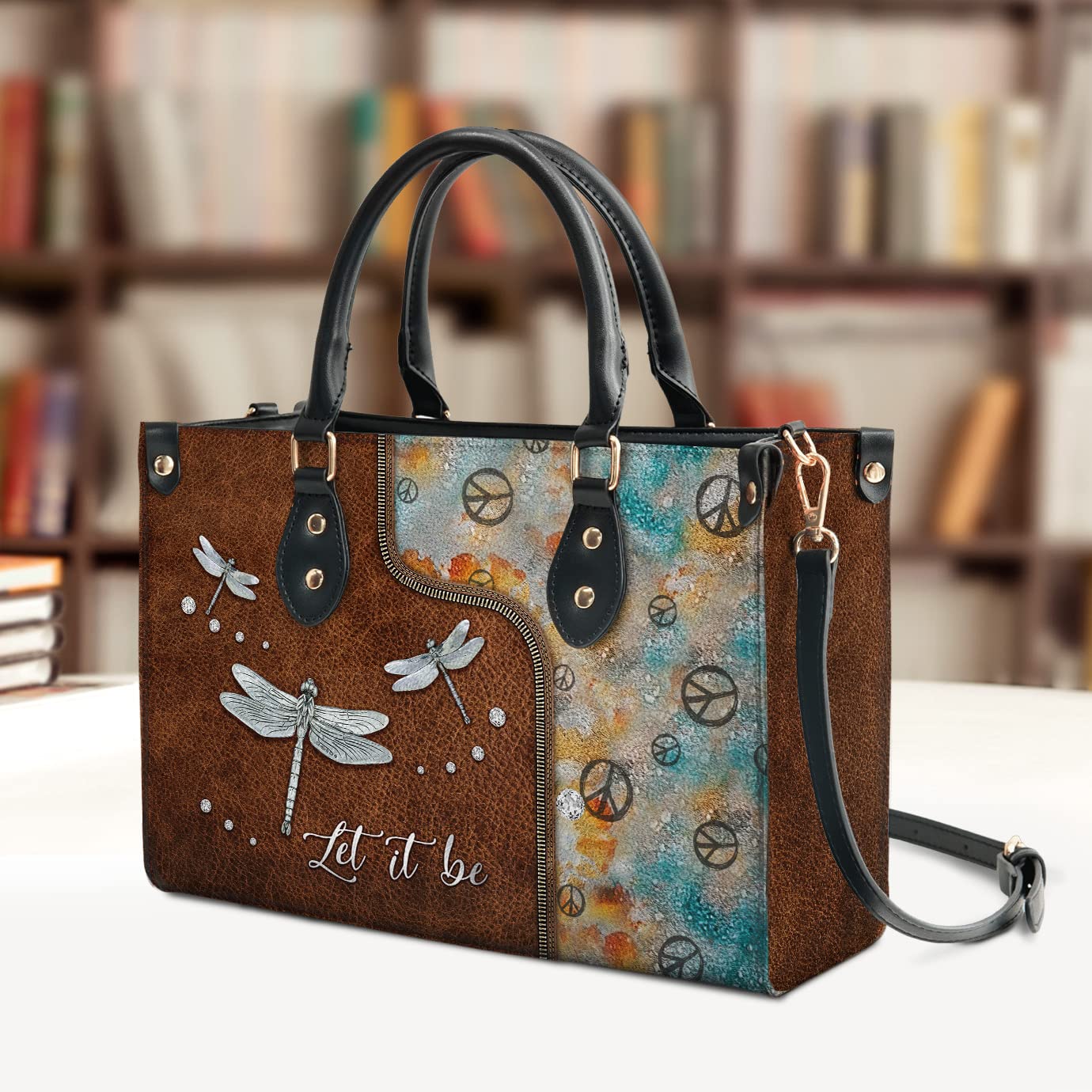 64HYDRO Women's Leather Shoulder Bag - Stylish Handbag for Work, Travel & Everyday Use - Perfect Gift for Sister, Daughter, Mom & Friends
