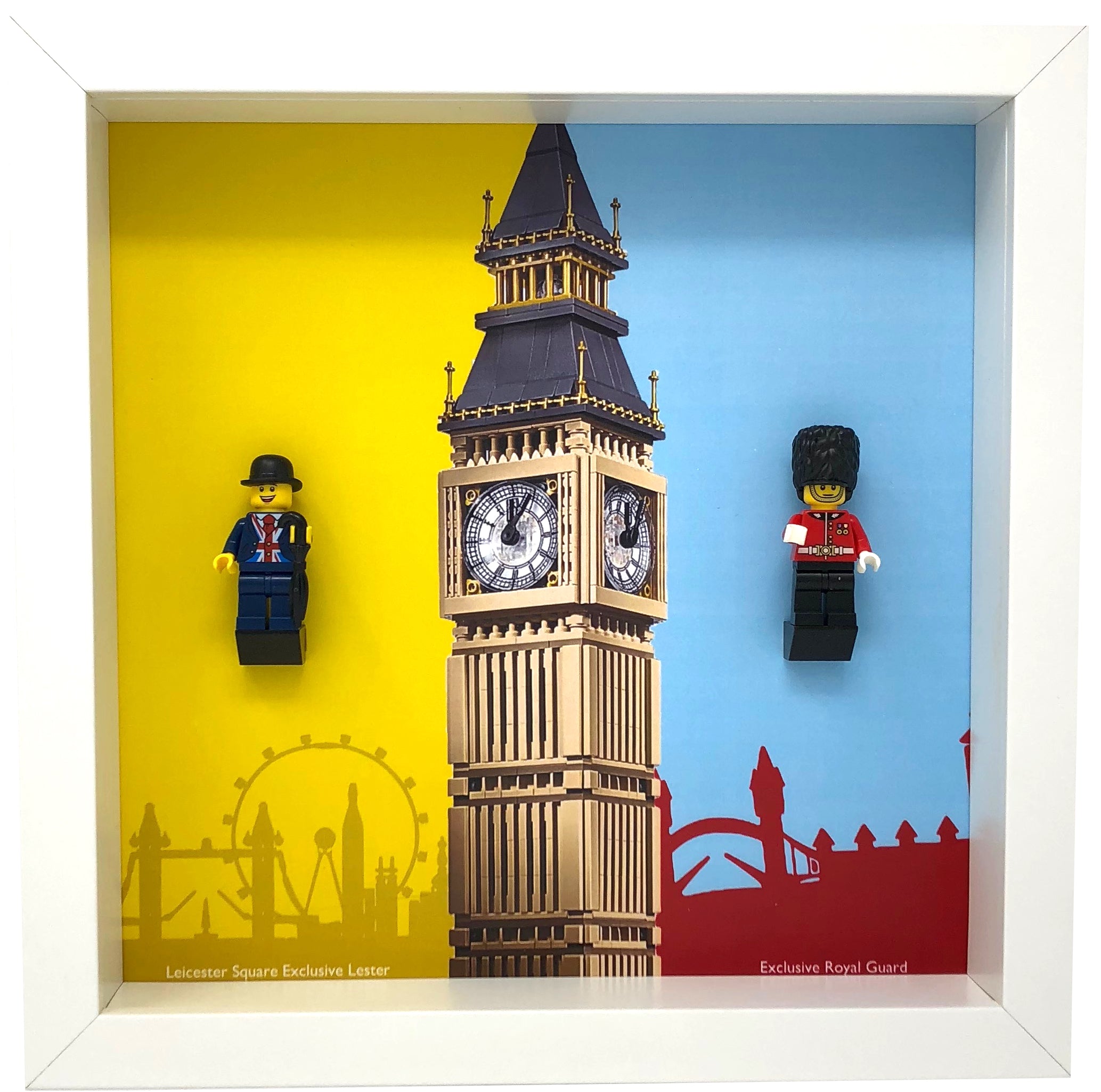 Lego® Lester & Hamleys Royal Guard Minifigure Display Frame - Perfect for Collectors & Home Decor