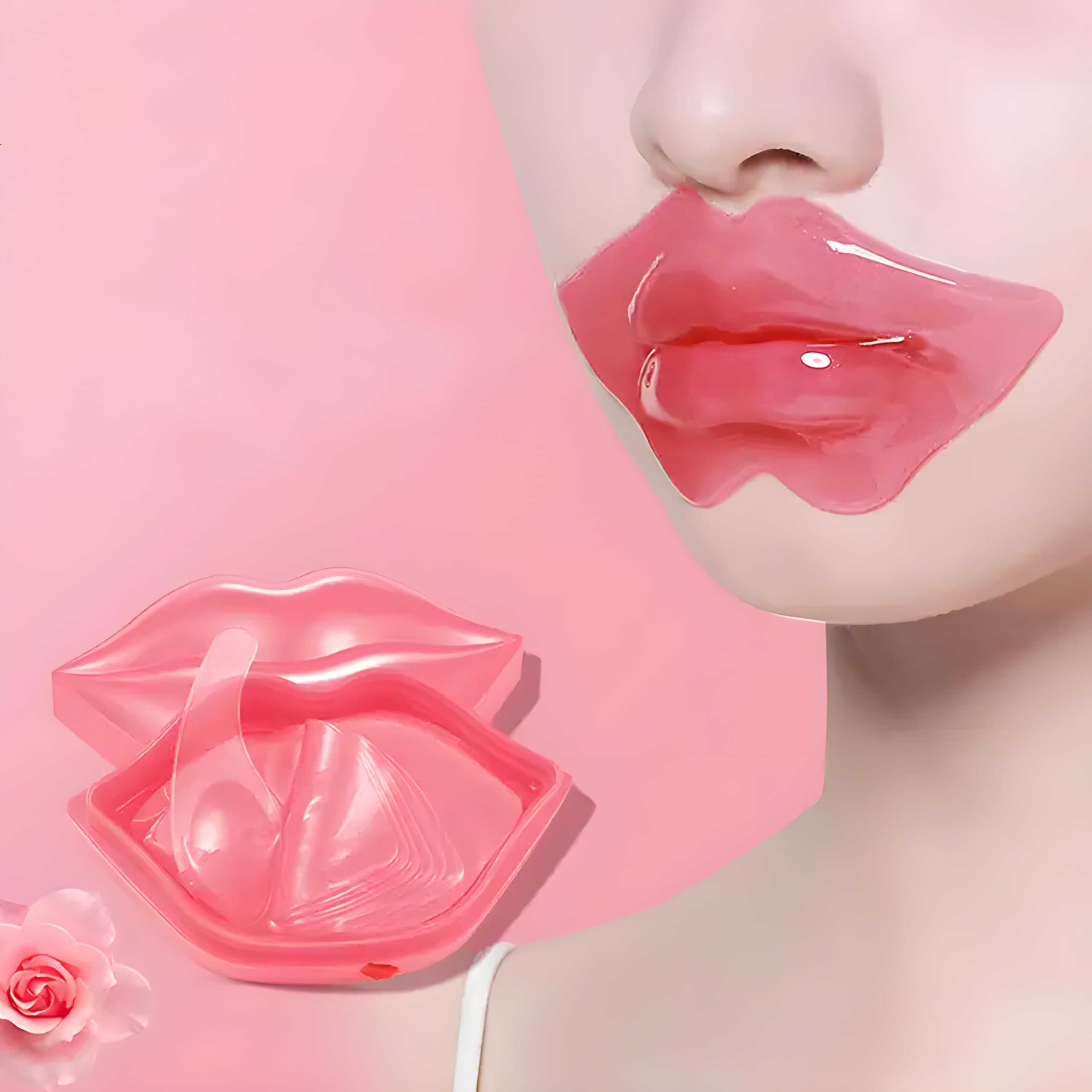 20 Pcs Hydrating Lip Mask for Overnight Care - Reduces Lip Lines & Restores Moisture, Nourishing Gel Treatment for Plump Lips - Perfect for Dry Lips, Nighttime Skincare & Daily Lip Care Routine