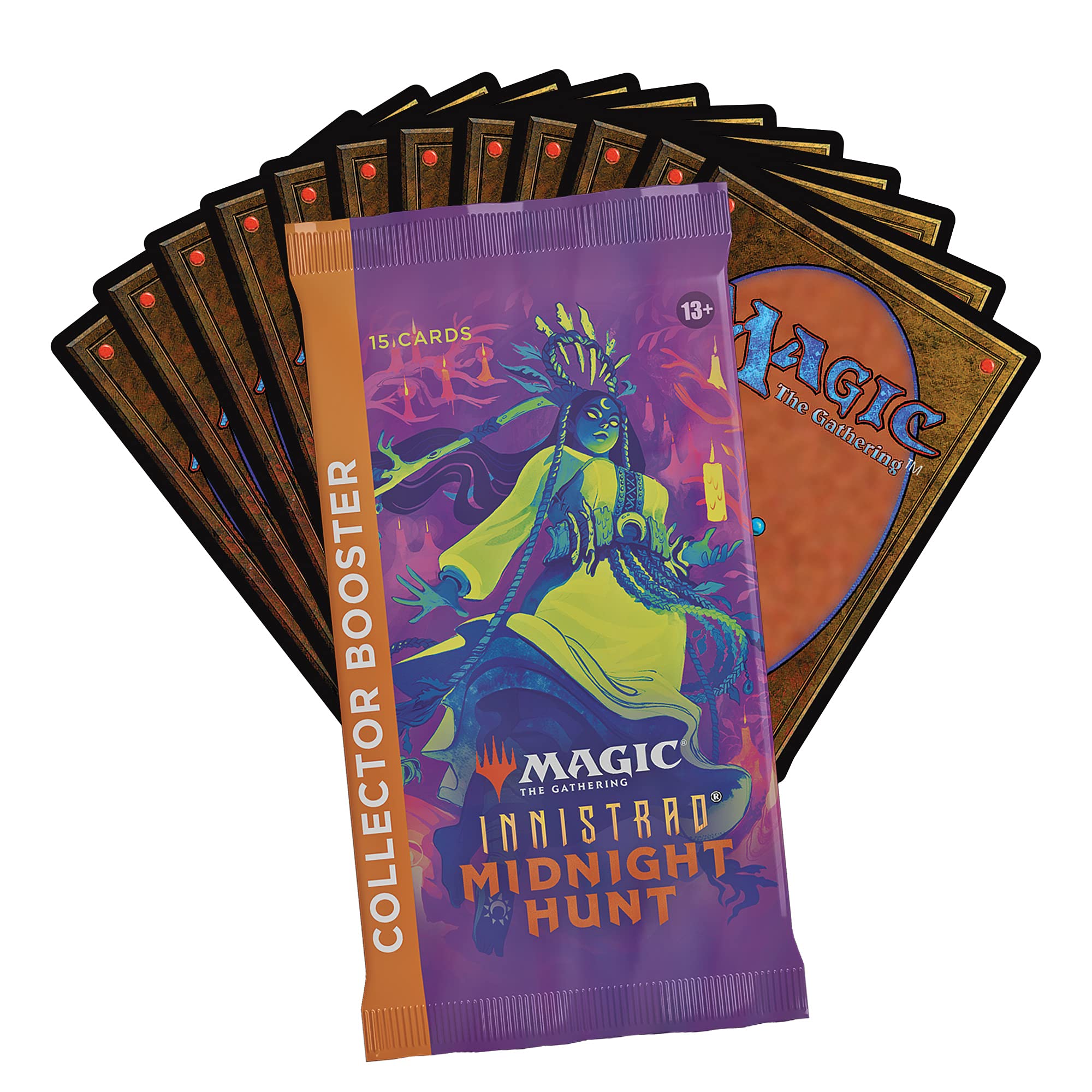 Magic: The Gathering Innistrad: Midnight Hunt Collector Booster Box - 12 Packs (180 Cards) | MTG Trading Card Game | Perfect for Collectors & Tournaments