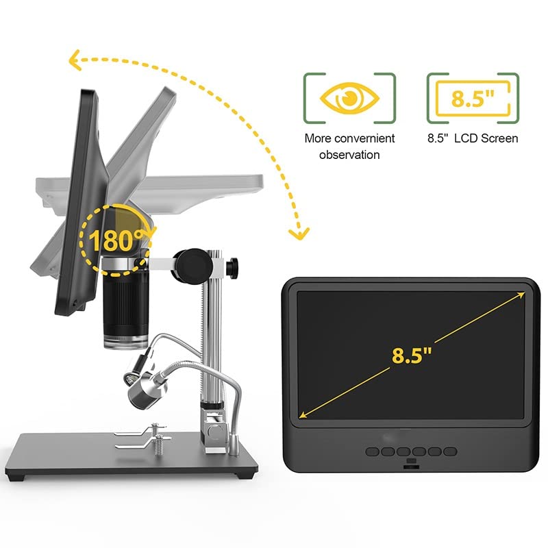 AD208S/AD407 Digital Microscope with 8.5