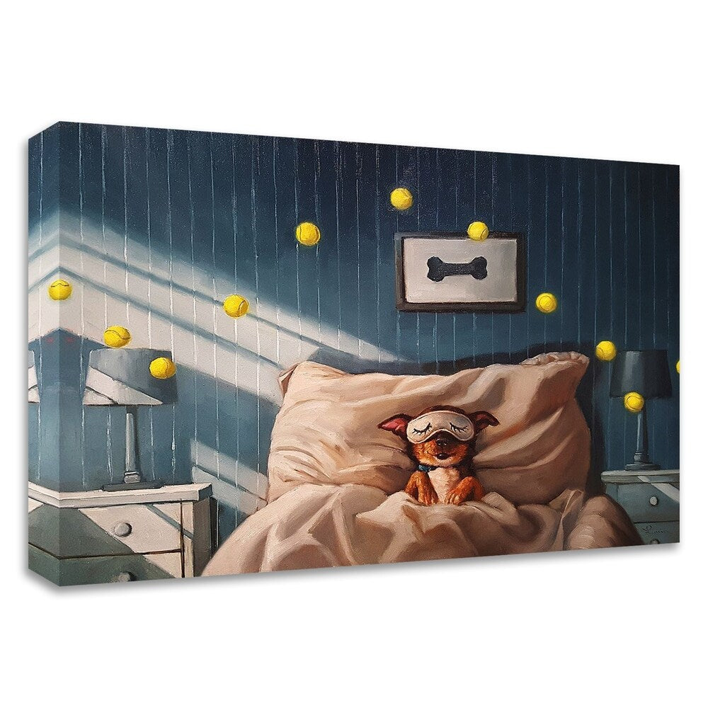 Bentley's Dream by Lucia Heffernan - Premium Canvas Wall Art Print - Ready to Hang - Perfect for Living Room, Bedroom & Office Decor