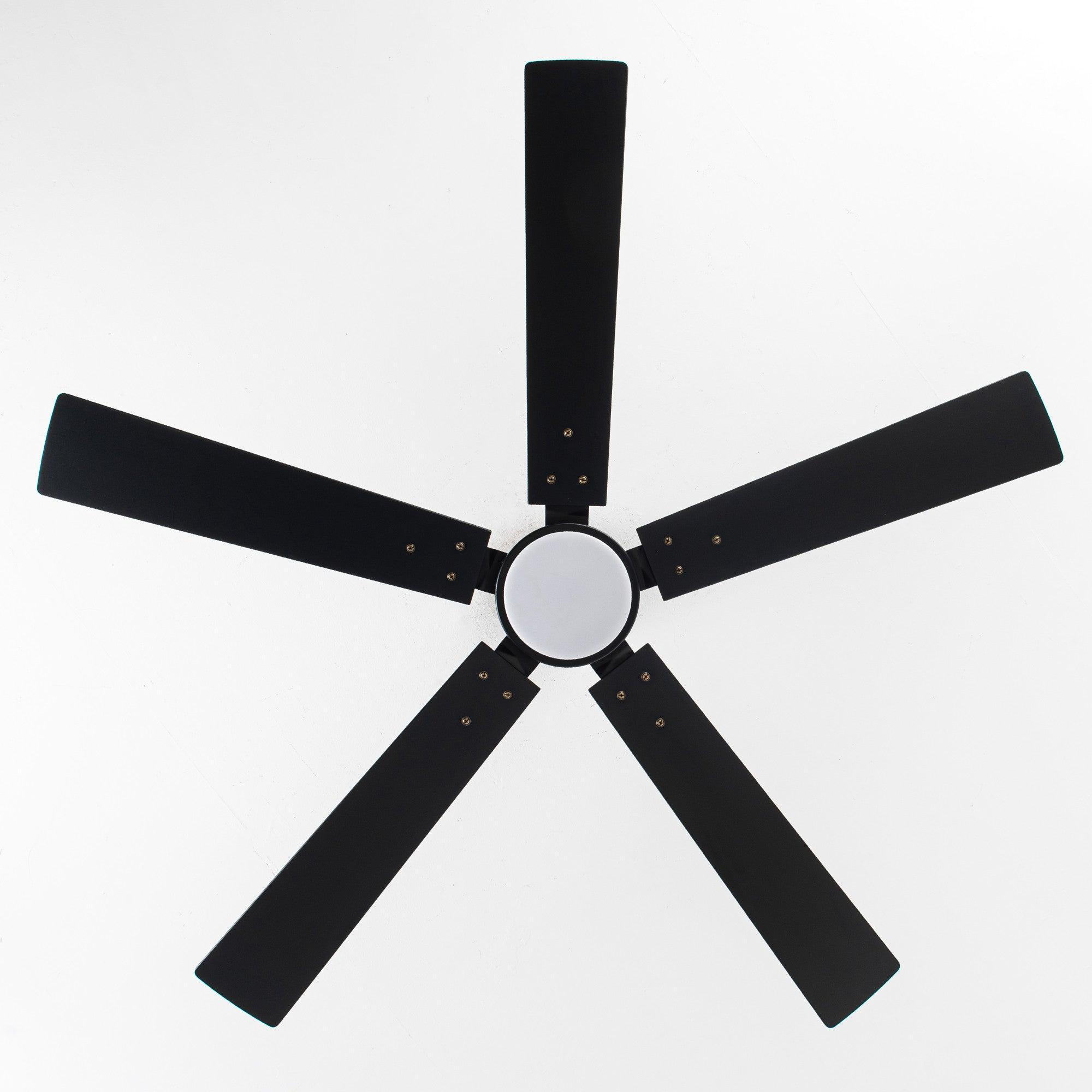 Vaczon 56 Inch DC Motor Ceiling Fan with Remote Control, LED Light Kit - Energy Efficient Quiet Operation for Living Room, Bedroom, Office