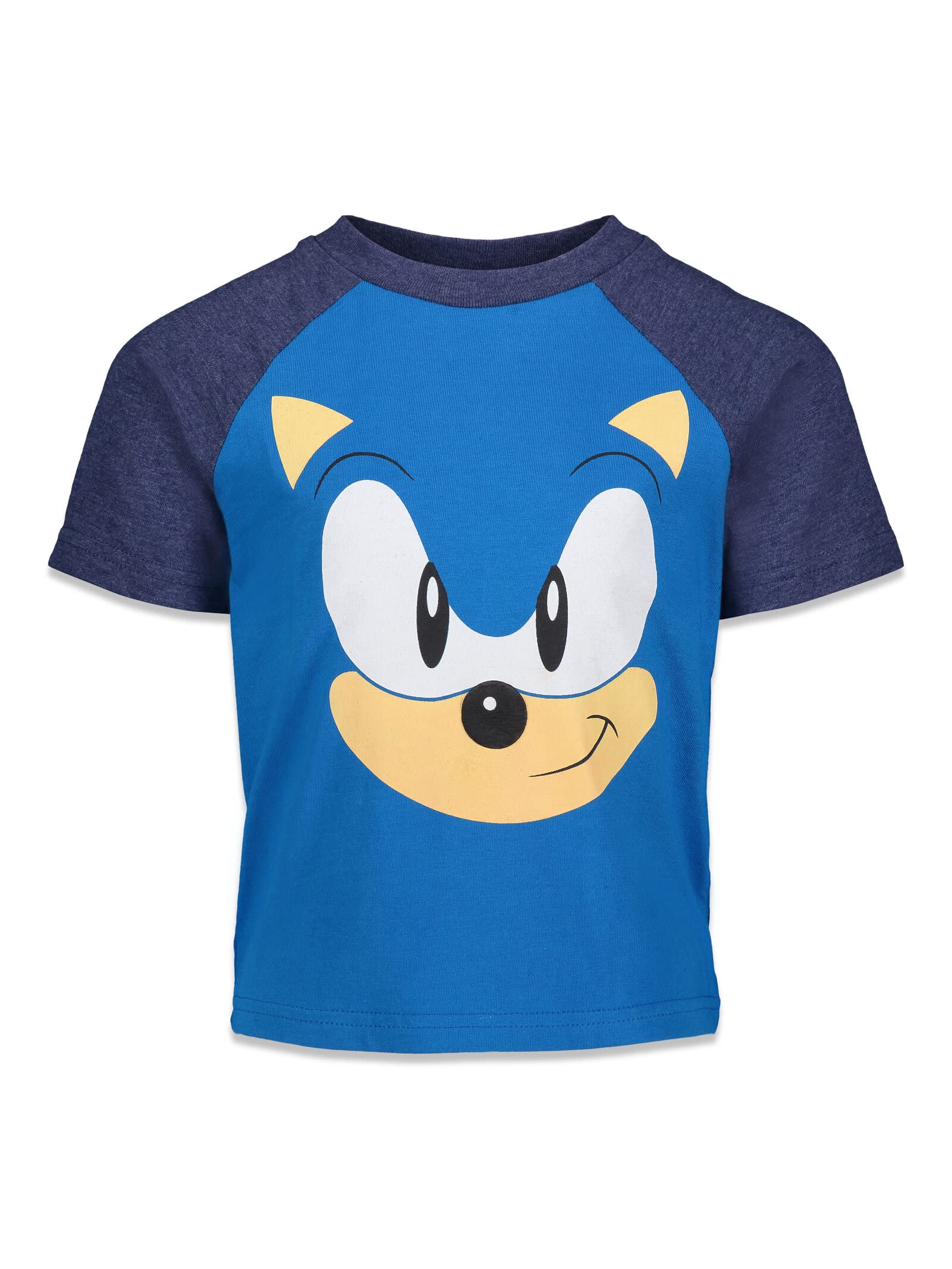 SEGA Tails Sonic The Hedgehog Knuckles Shadow 3-Pack Graphic T-Shirts for Kids - Toddler to Big Kid Sizes - Perfect for Playdates, Birthday Gifts & Video Game Fans