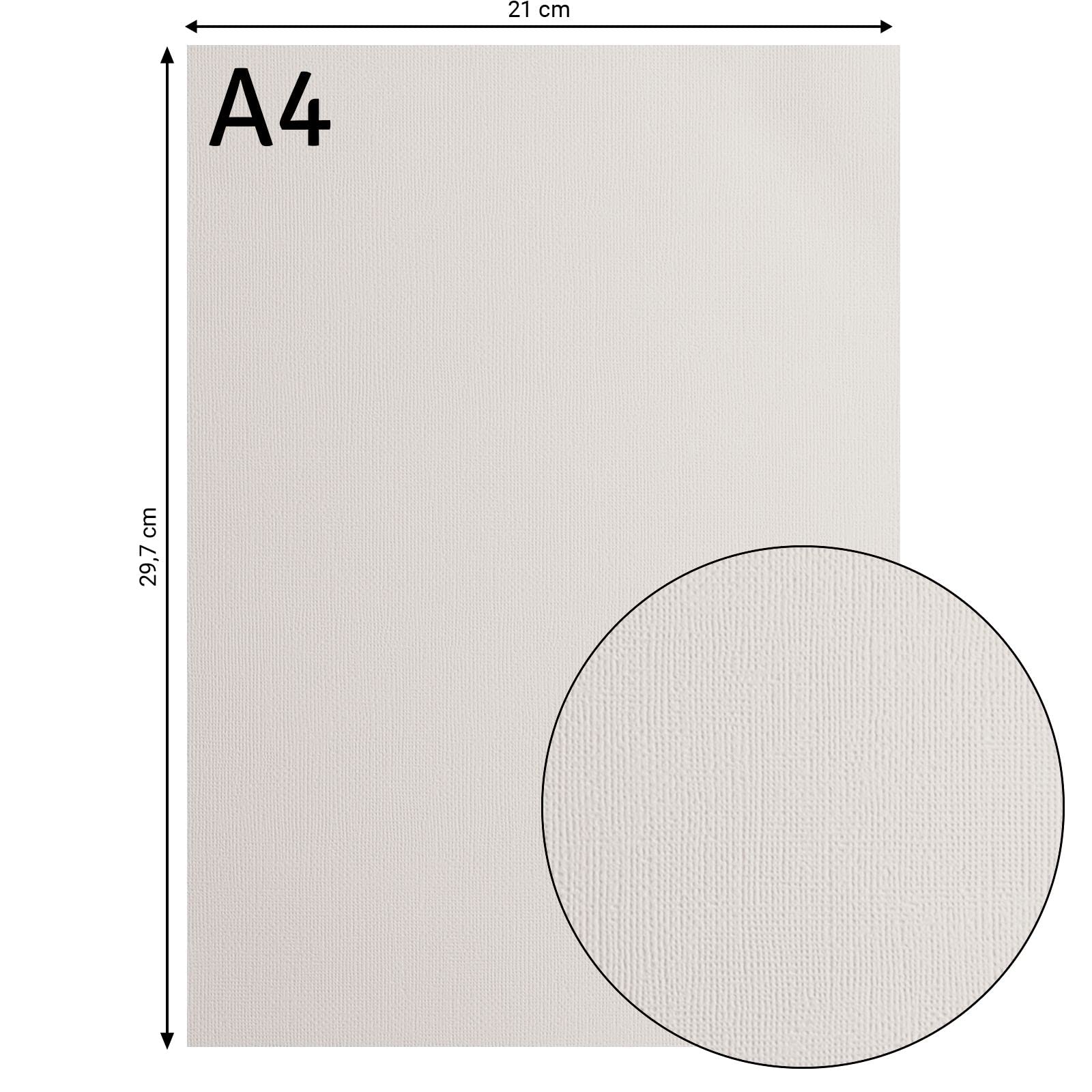Vaessen Creative Florence Textured Cardstock - 216gsm A4 Paper (10 Sheets, Cool Grey/Beige) for Scrapbooking, Card Making, Die Cutting | Premium Craft Paper for DIY Projects, Wedding Invitations & Home Decor
